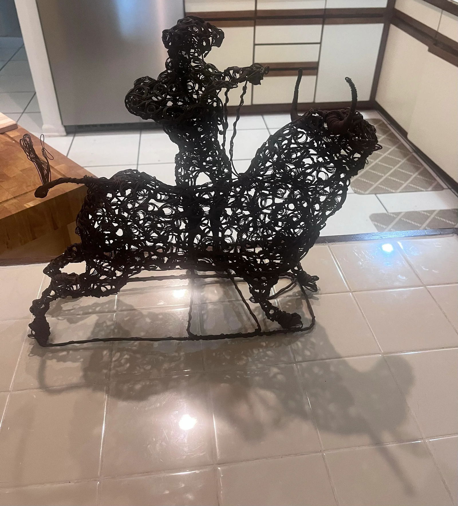 1970's Coiled Brass MCM Matador & Bull - 6