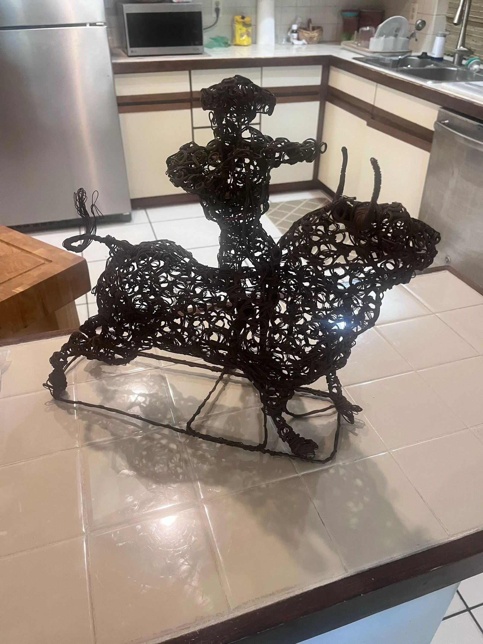 1970's Coiled Brass MCM Matador & Bull - 9