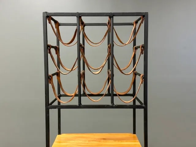 1960s Arthur Umanoff 30 Bottle Wine Rack - 3