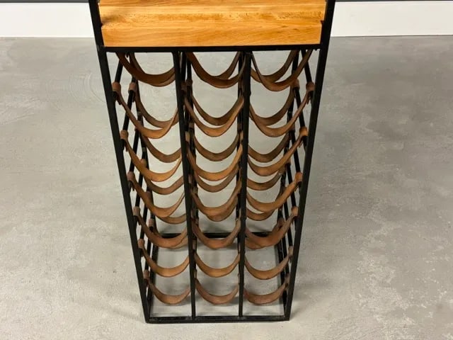 1960s Arthur Umanoff 30 Bottle Wine Rack - 6