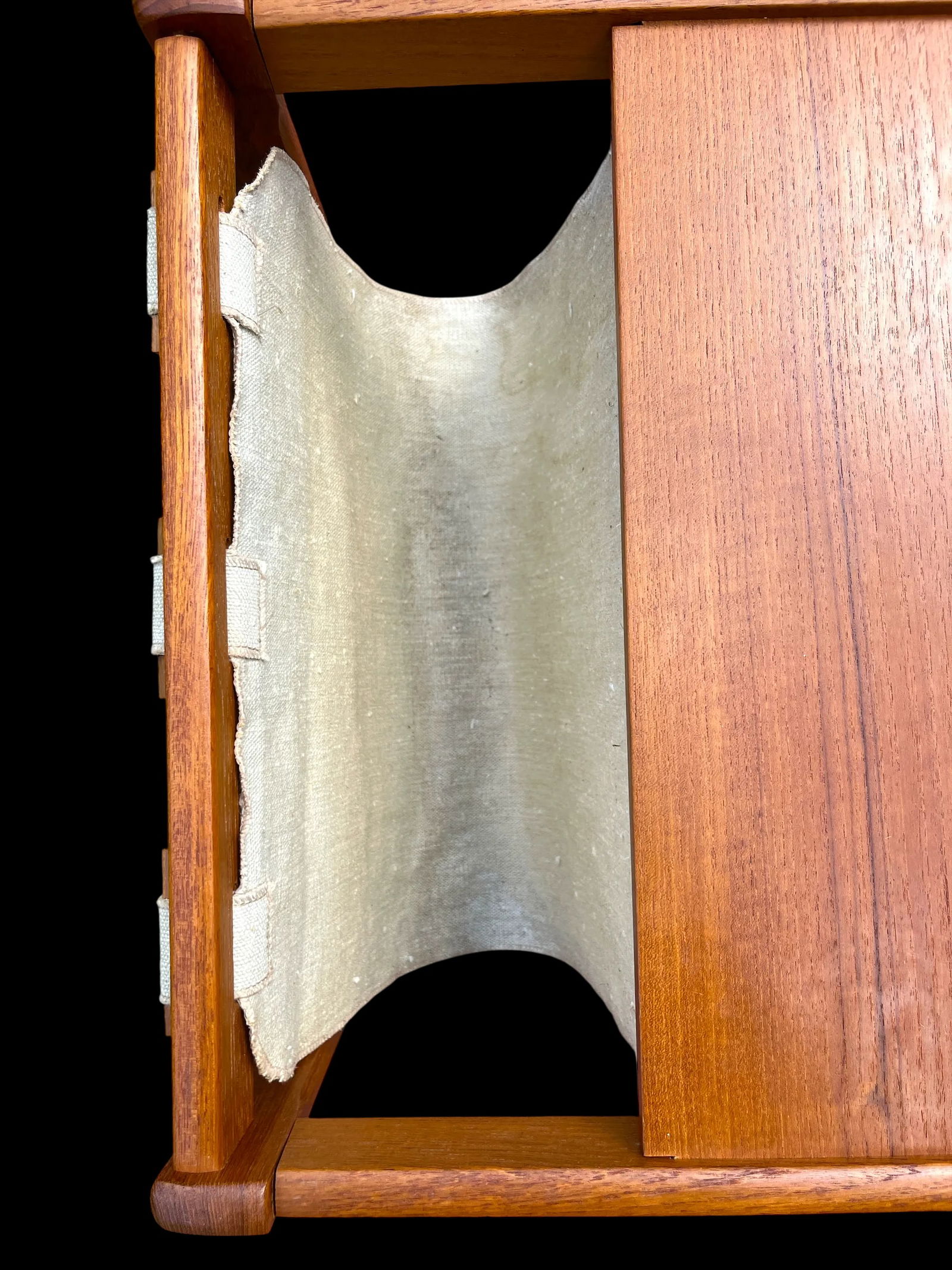 1970s Mid Century Danish Modern Side Table With Magazine Rack by BRDR Furbo of Denmark - 6