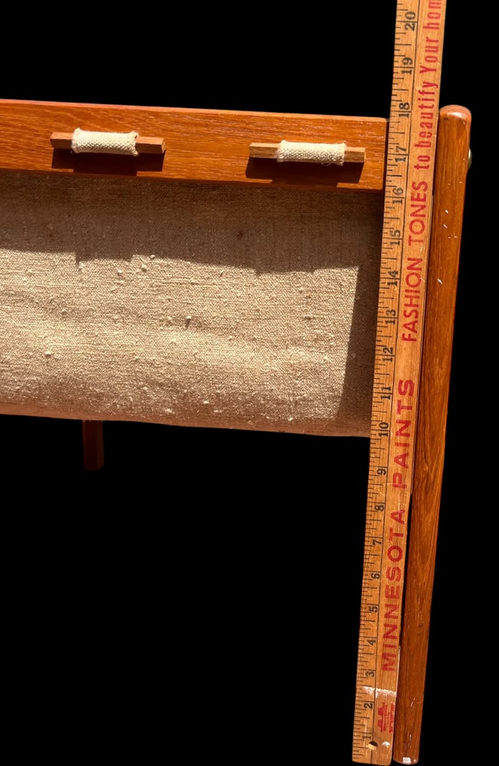 1970s Mid Century Danish Modern Side Table With Magazine Rack by BRDR Furbo of Denmark - 8