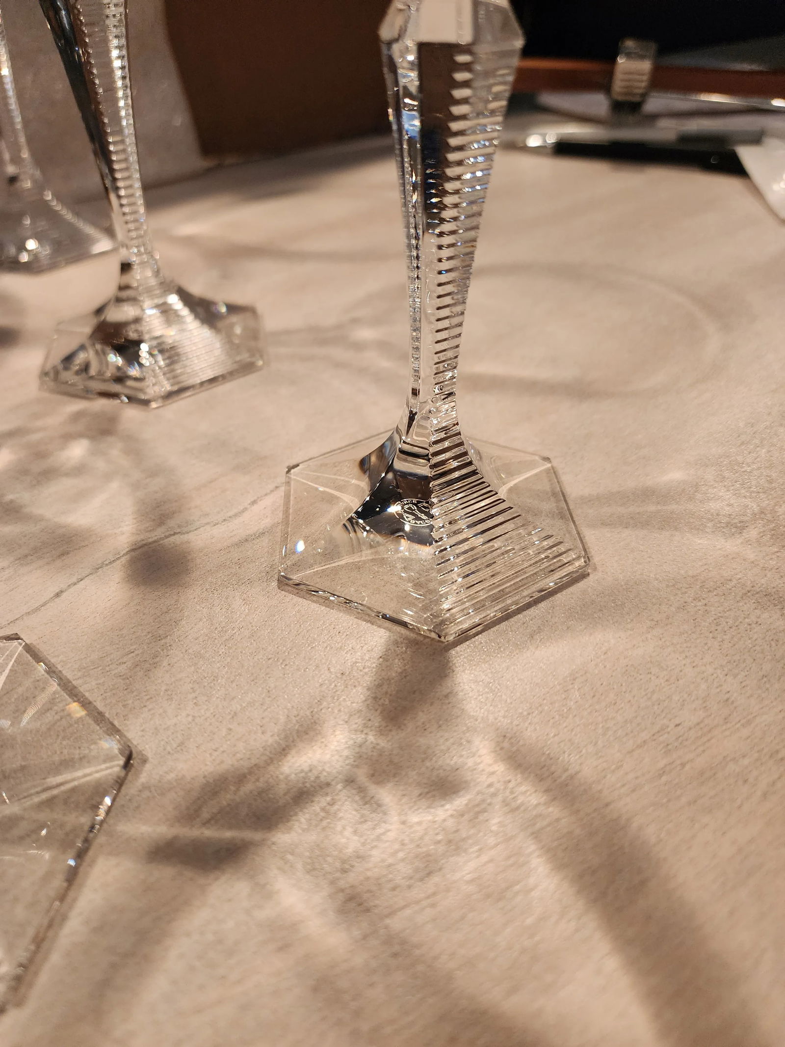 Twelve Baccarat Opera Wine Glasses - 5