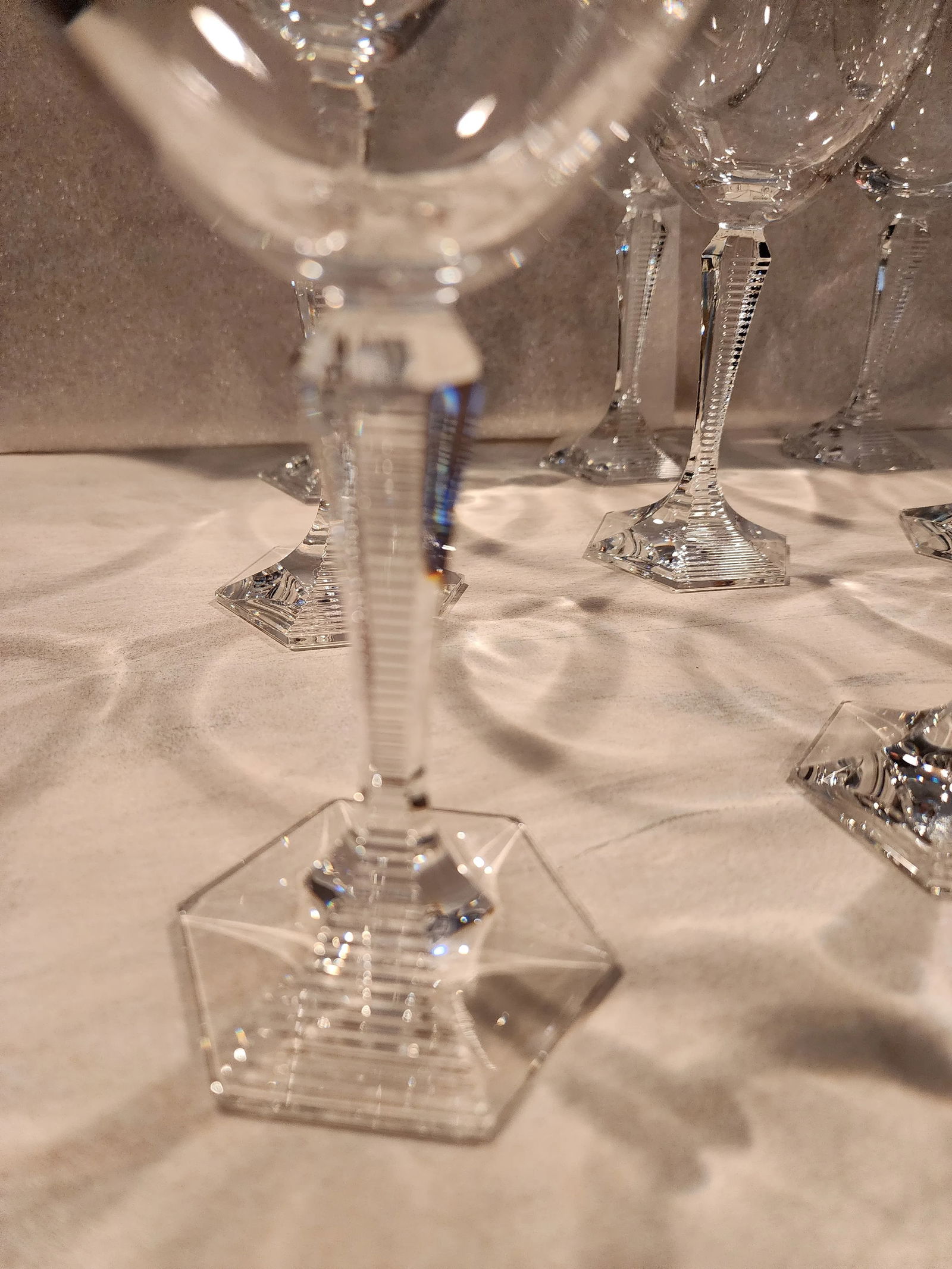 Twelve Baccarat Opera Wine Glasses - 7