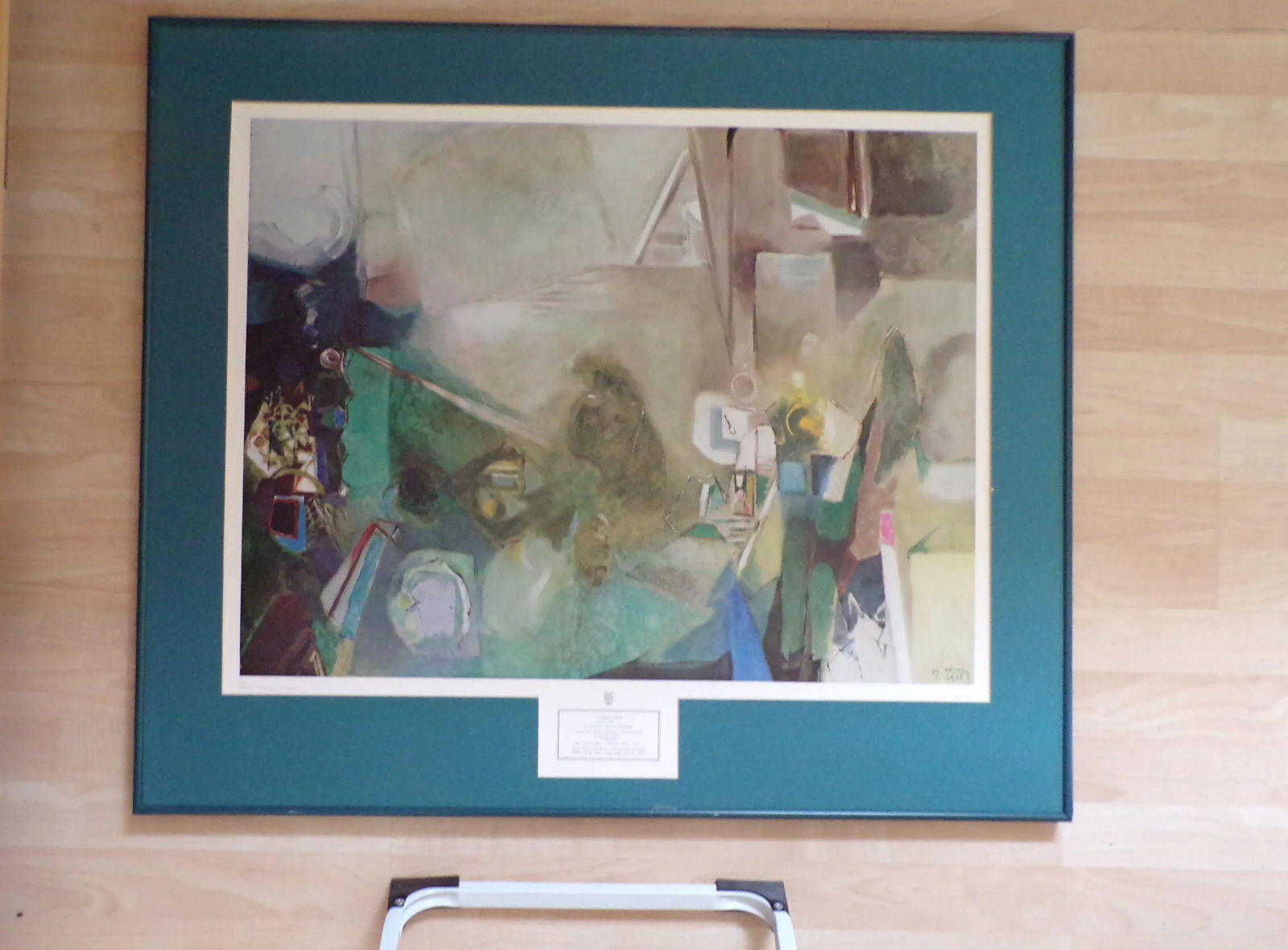 Print Entitled "Latent Antagonism" by Avigdor Arikha, Framed and Matted - 17