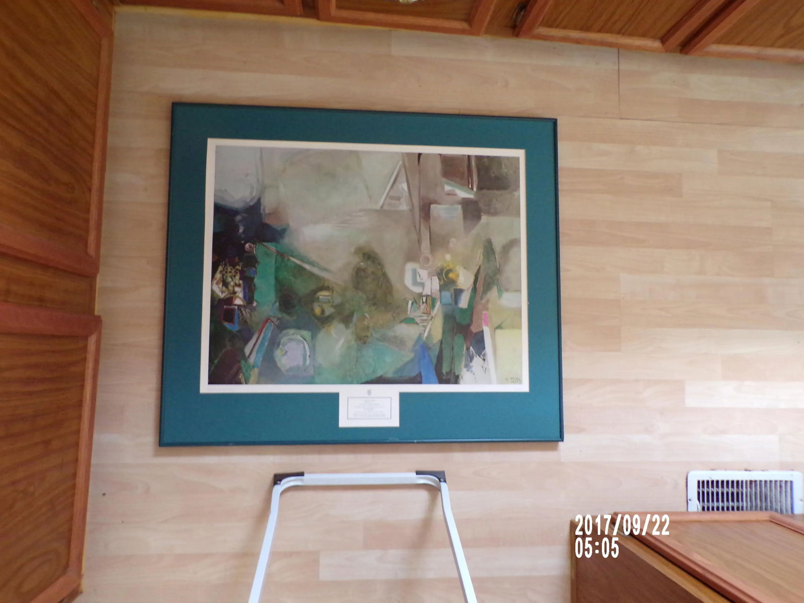 Print Entitled "Latent Antagonism" by Avigdor Arikha, Framed and Matted - 18