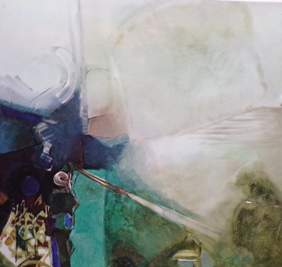 Print Entitled "Latent Antagonism" by Avigdor Arikha, Framed and Matted - 6