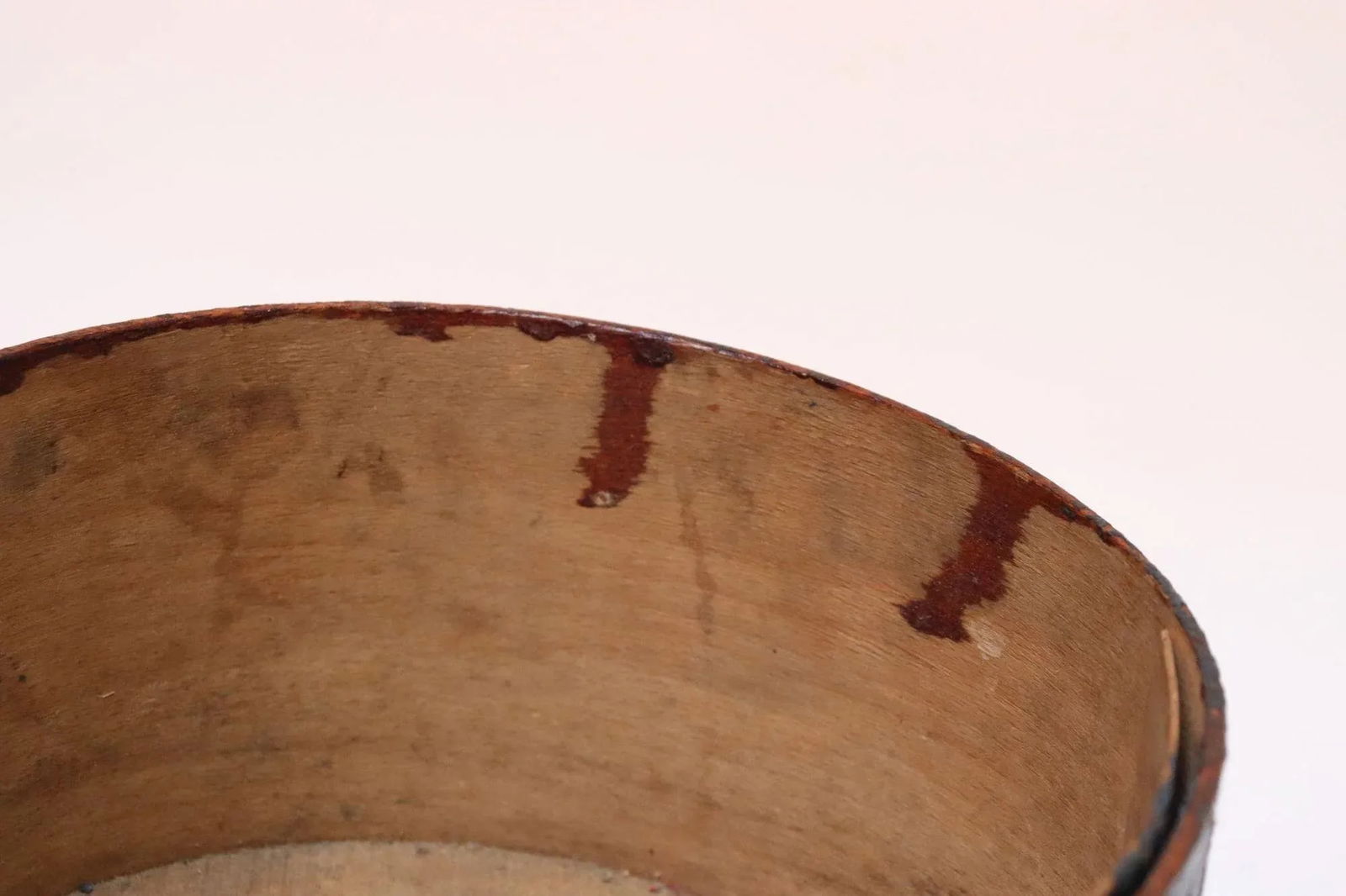 19th Century New England Bentwood Green Pantry Box With Crackled Texture - 12