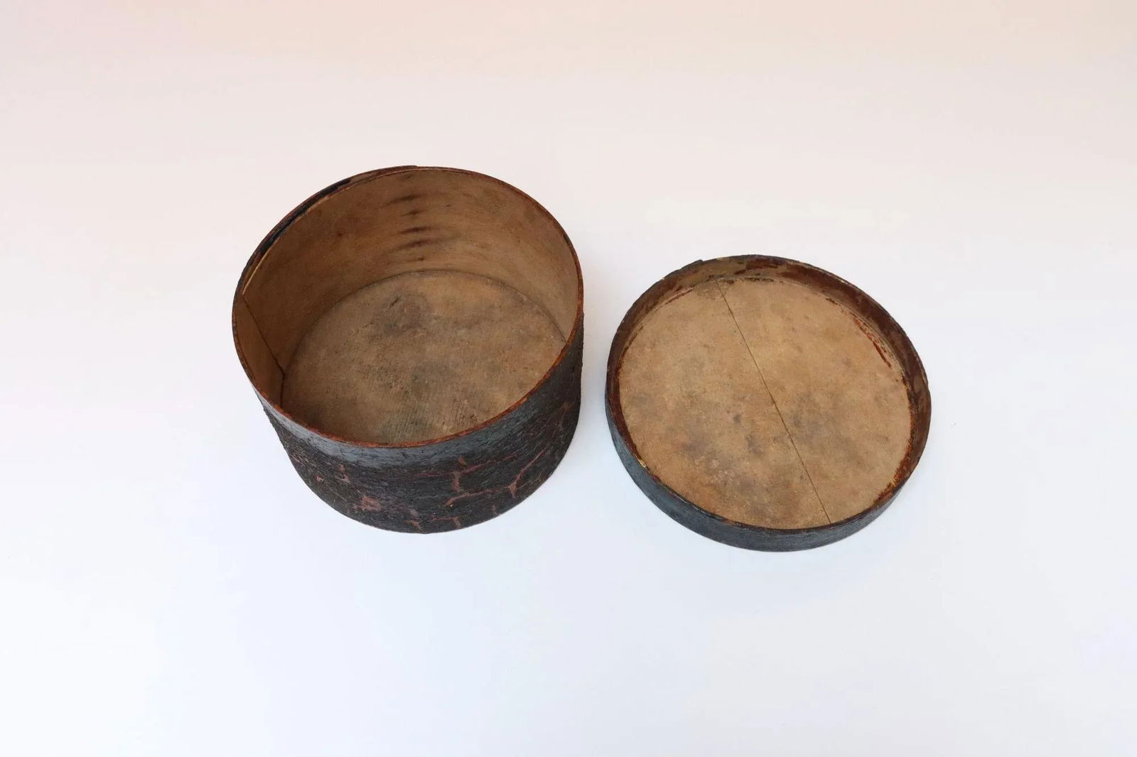 19th Century New England Bentwood Green Pantry Box With Crackled Texture - 3