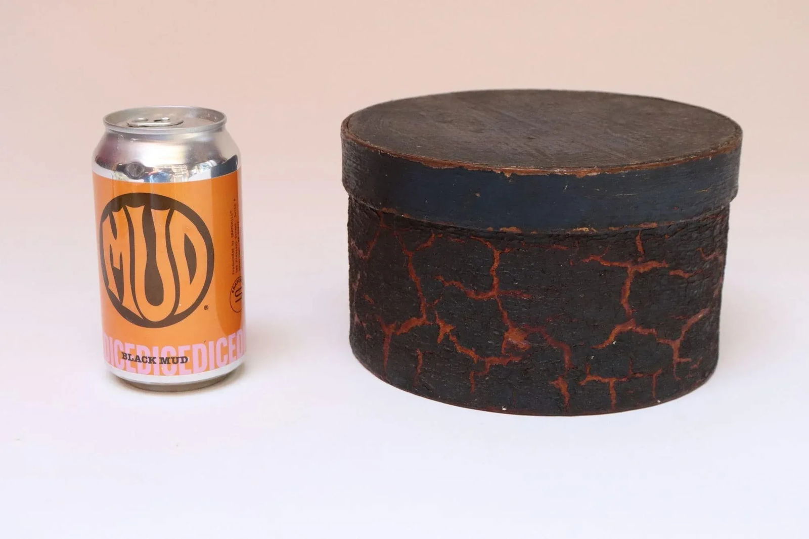 19th Century New England Bentwood Green Pantry Box With Crackled Texture - 5