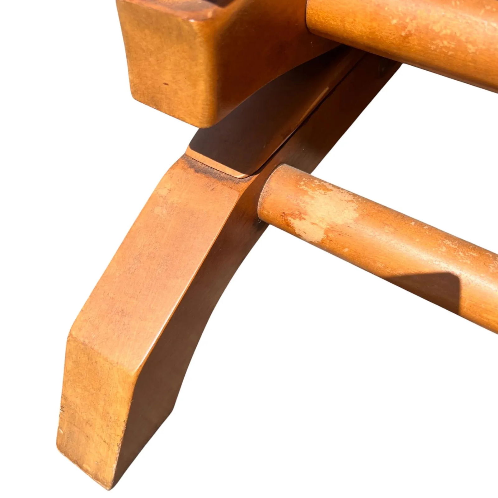 Mid-Century Early American New England Style Solid Maple Platform Rocker - 8