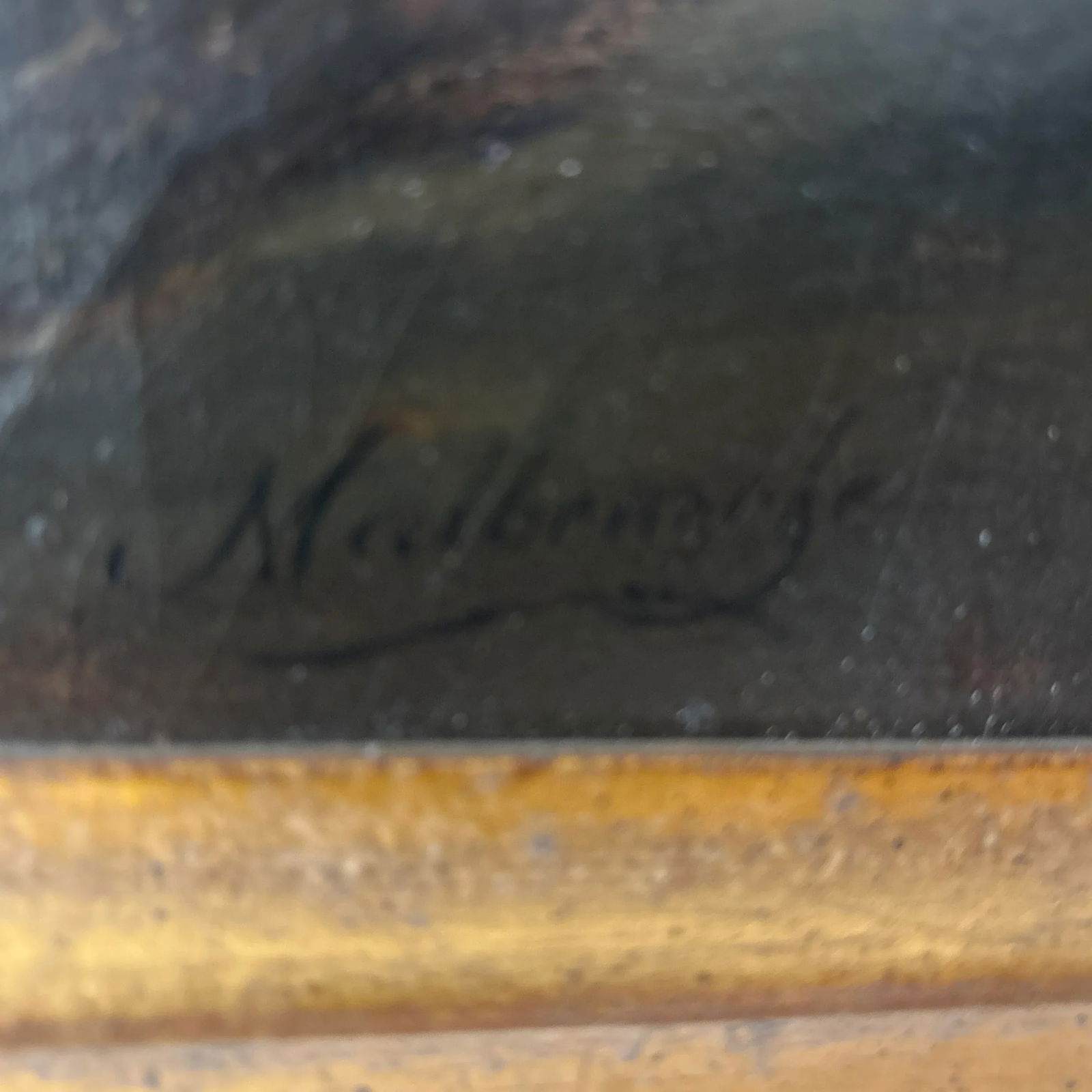 Louis Claude Malle Branche (1790-1838) - Stable Scene, Oil on Canvas, 21" X 25" - 10