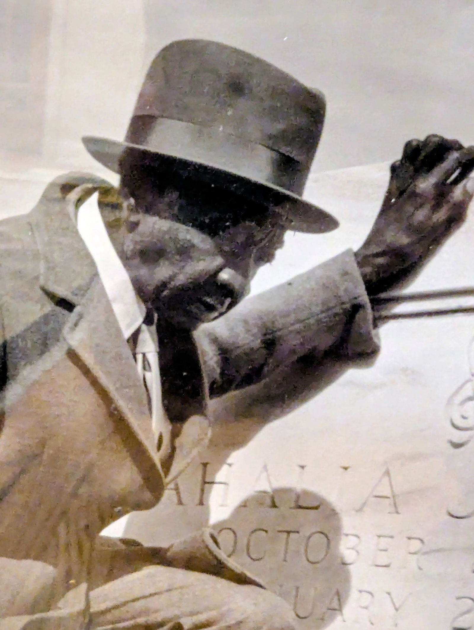 1980s "Thomas A. Dorsey at Mahalia Jackson's Tomb" by Renowned Photographer Michael P. Smith - 12