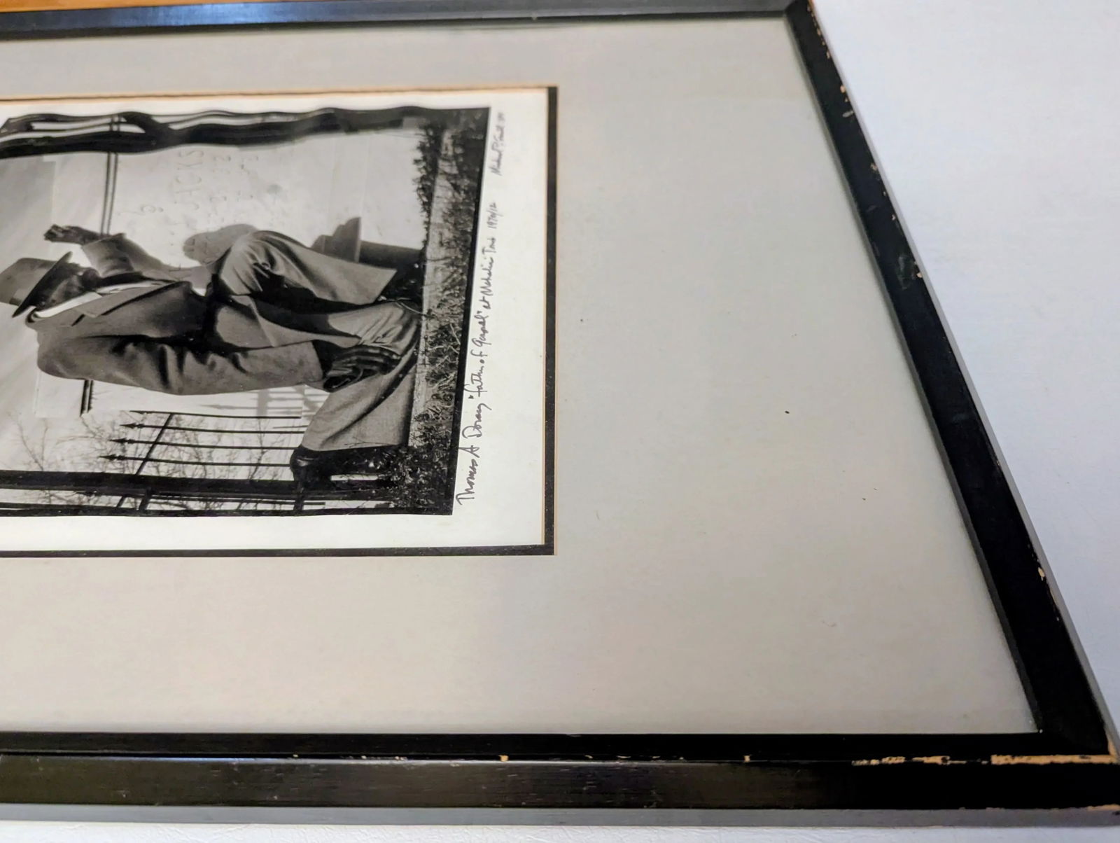 1980s "Thomas A. Dorsey at Mahalia Jackson's Tomb" by Renowned Photographer Michael P. Smith - 4
