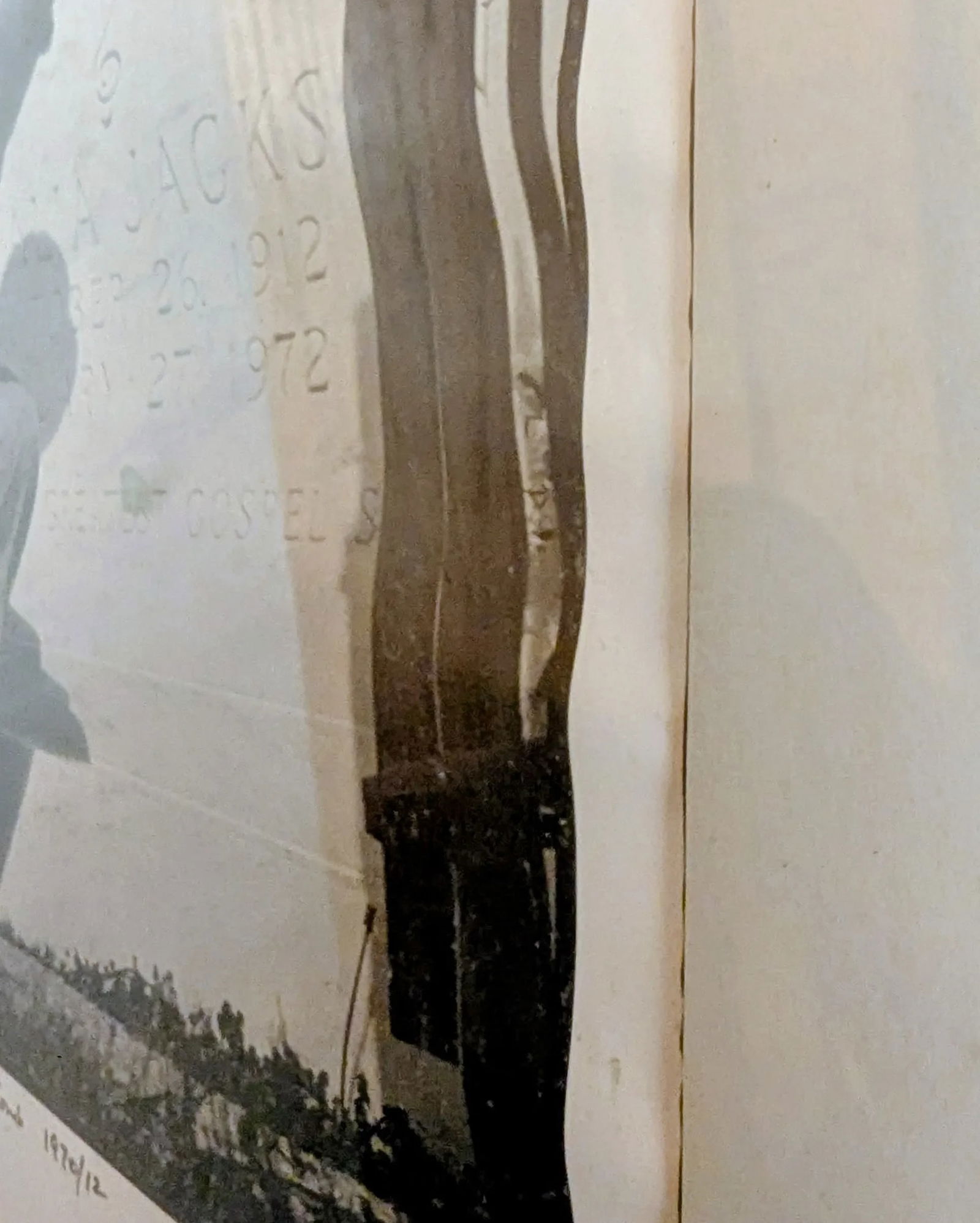1980s "Thomas A. Dorsey at Mahalia Jackson's Tomb" by Renowned Photographer Michael P. Smith - 6