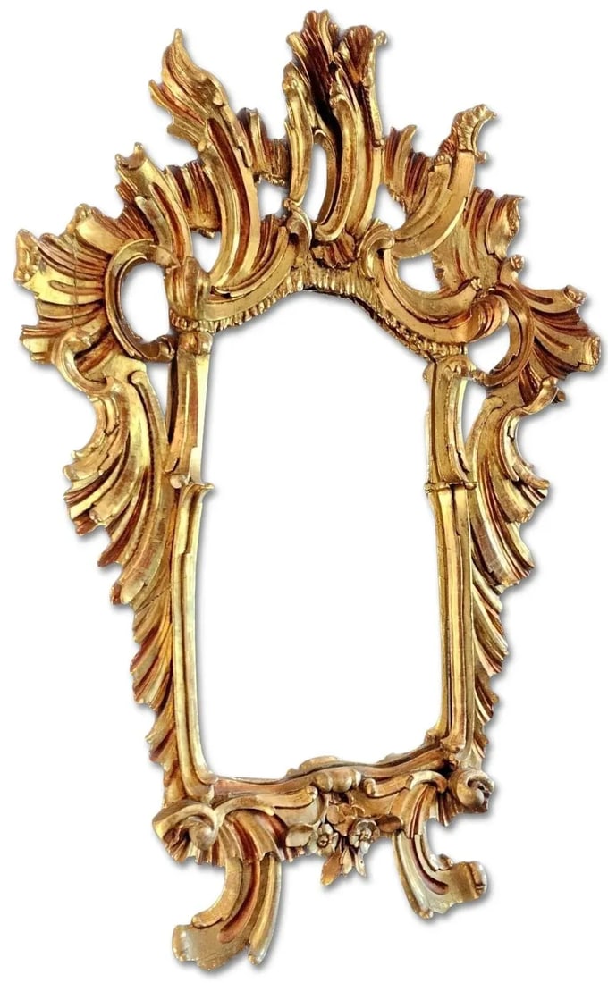 Monumental 19th Century Italian Giltwood Mirror - 9