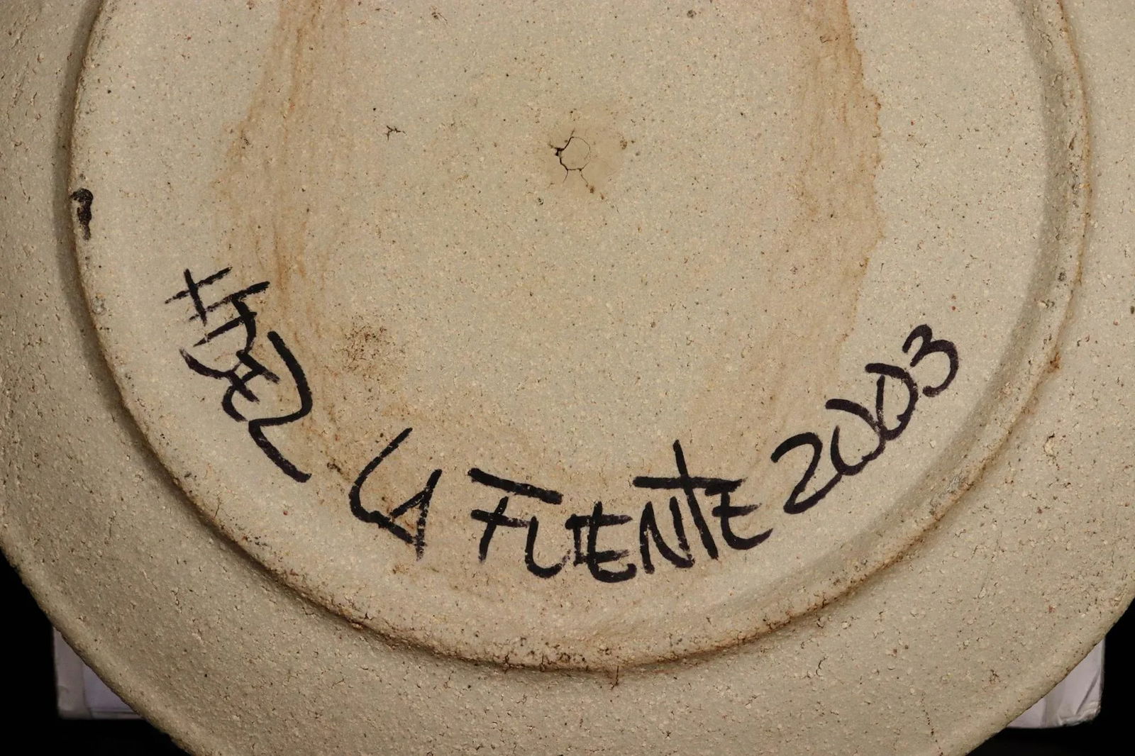 Studio Pottery Double Fish Dish, Dated 2003 - 7