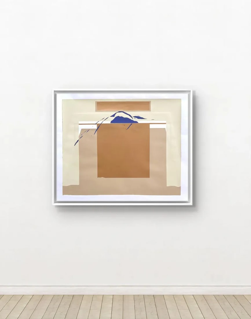 Barbara Beck 1969 Mid-Century Screen Print on Paper - Unframed - 3