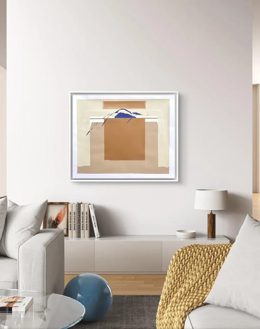 Barbara Beck 1969 Mid-Century Screen Print on Paper - Unframed - 4