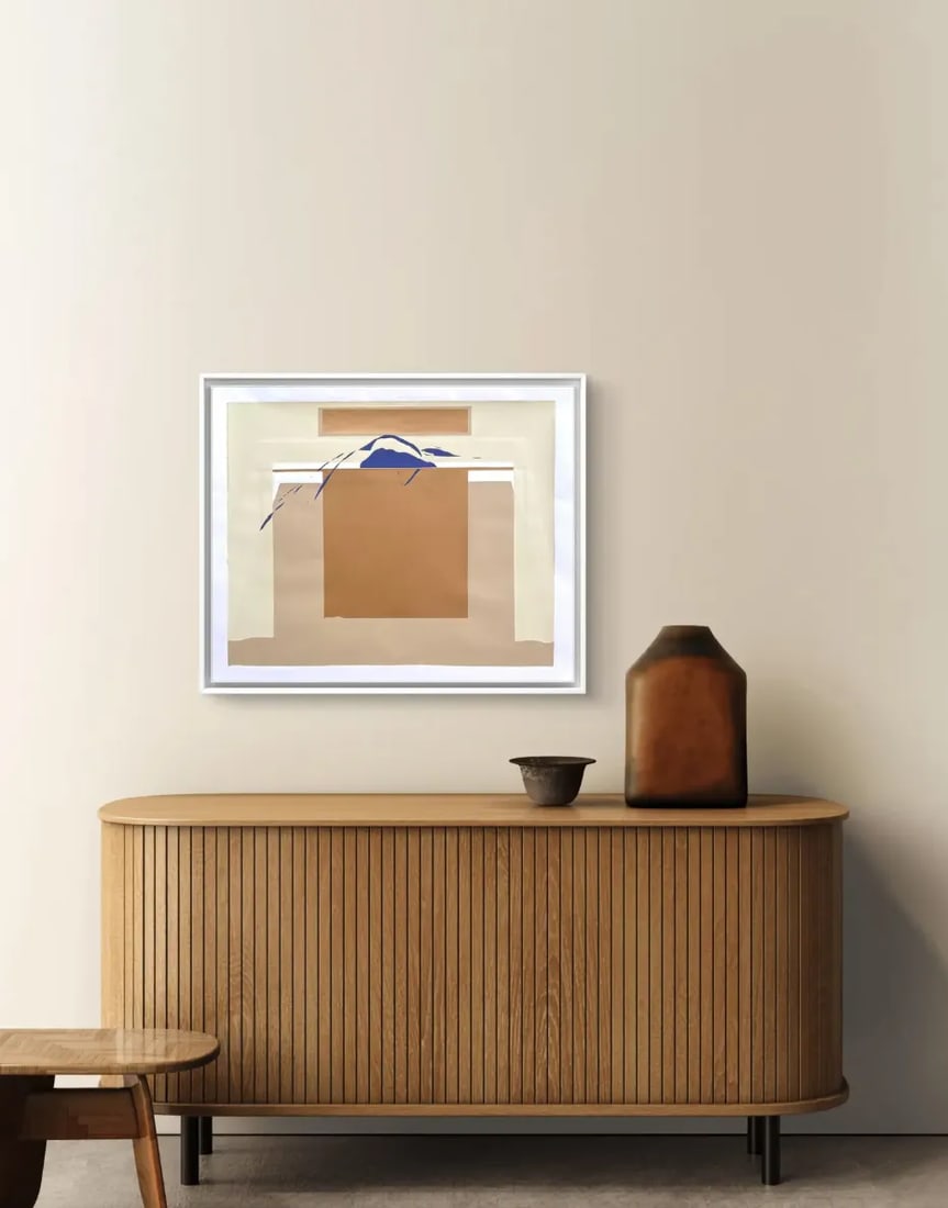 Barbara Beck 1969 Mid-Century Screen Print on Paper - Unframed - 5