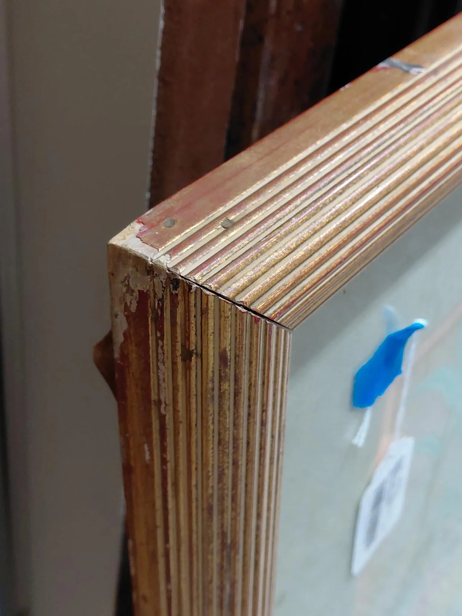 Framed Chinese Nature Scene Watercolor on Silk - 7