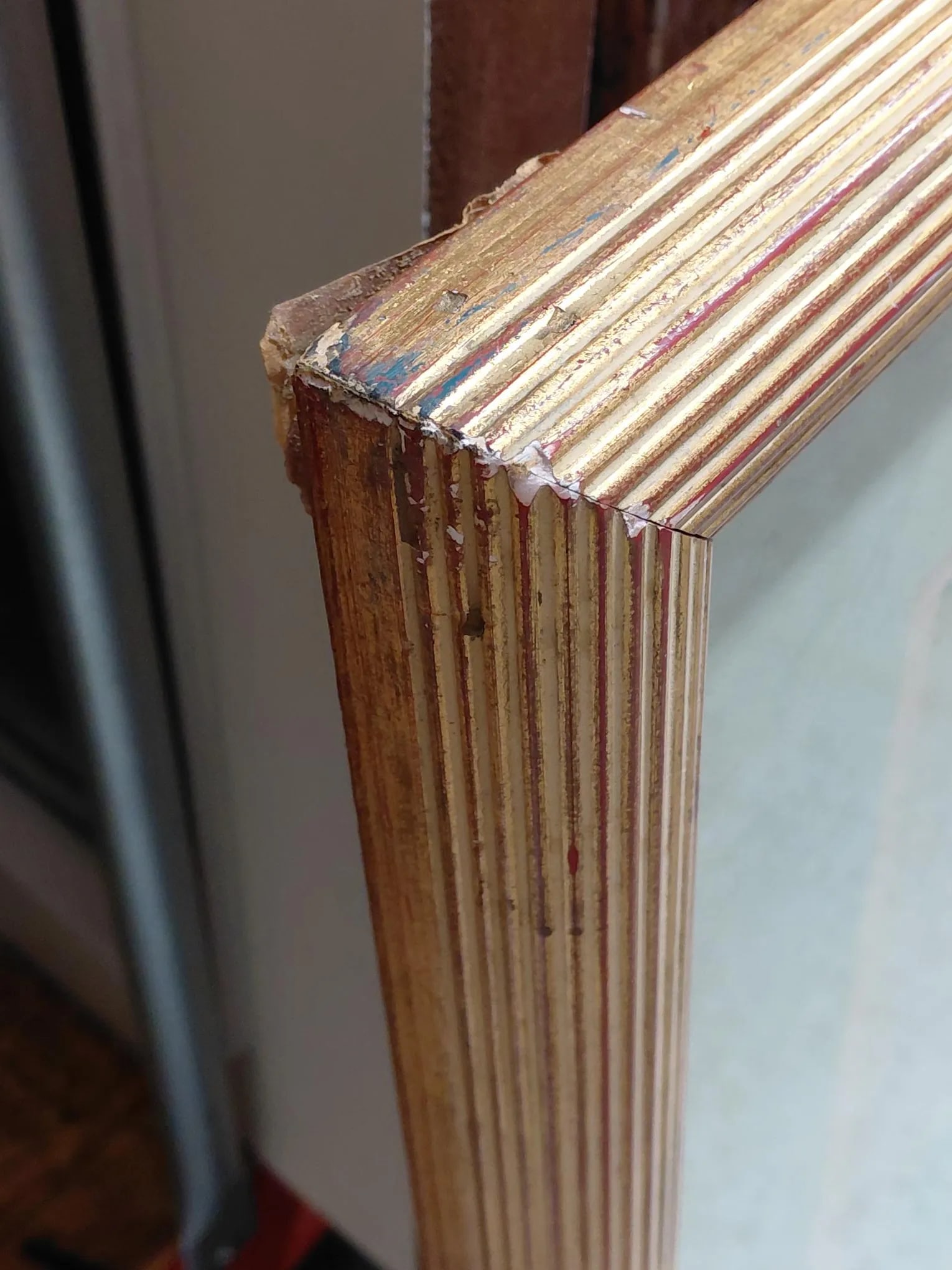 Framed Chinese Nature Scene Watercolor on Silk - 9