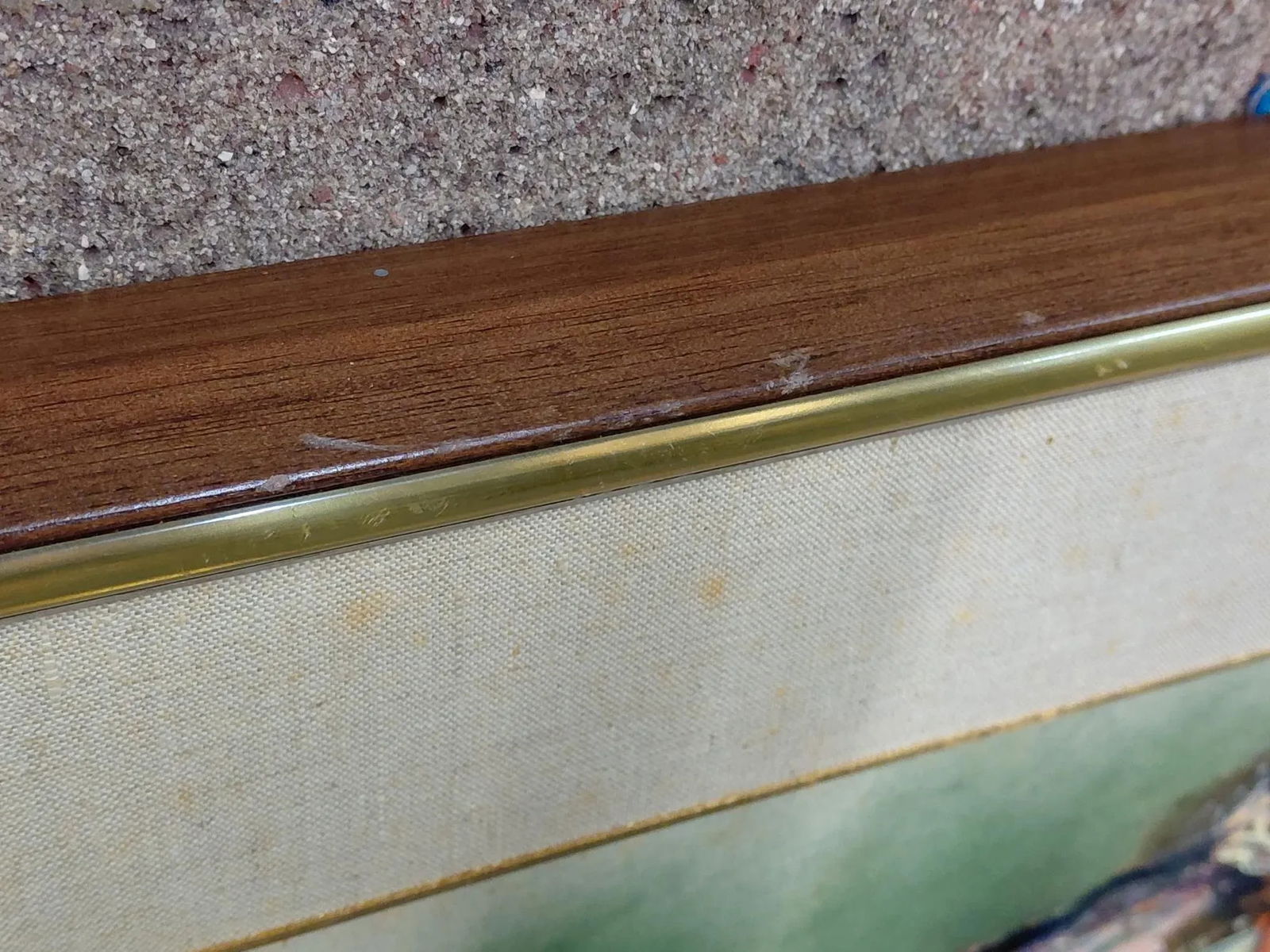 Framed Signed J. Akston "Bloody Mary, 1973" Mixed Media on Board - 7