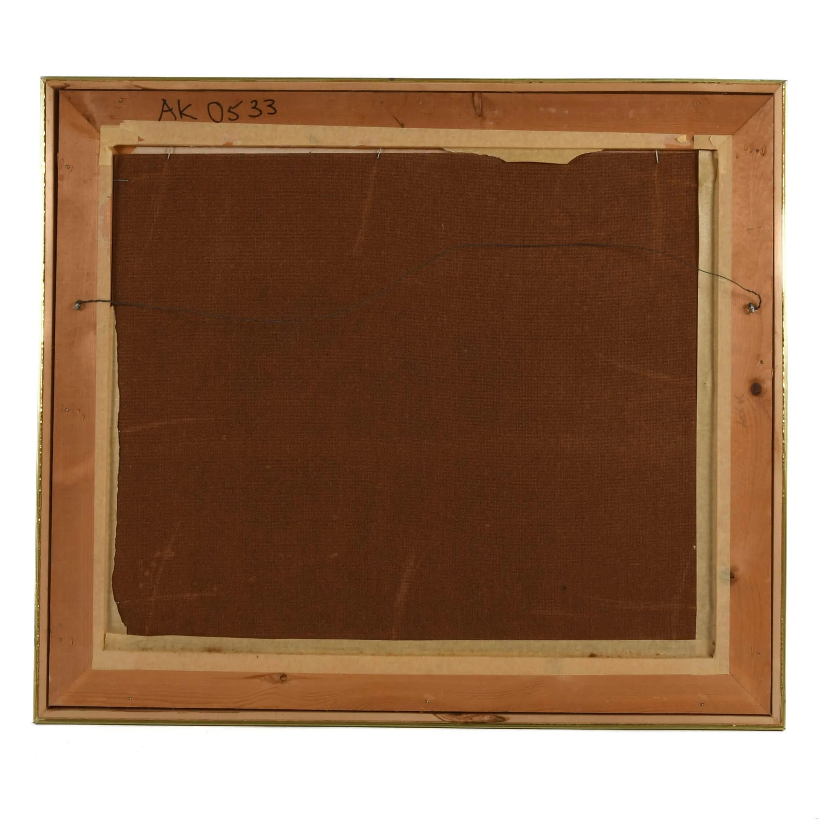 Framed J. Akston Untitled 1974 Acrylic on Board - 4