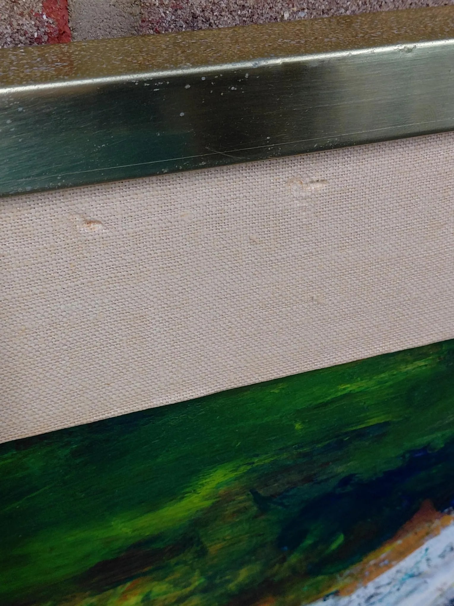 Framed J. Akston Untitled 1974 Acrylic on Board - 7