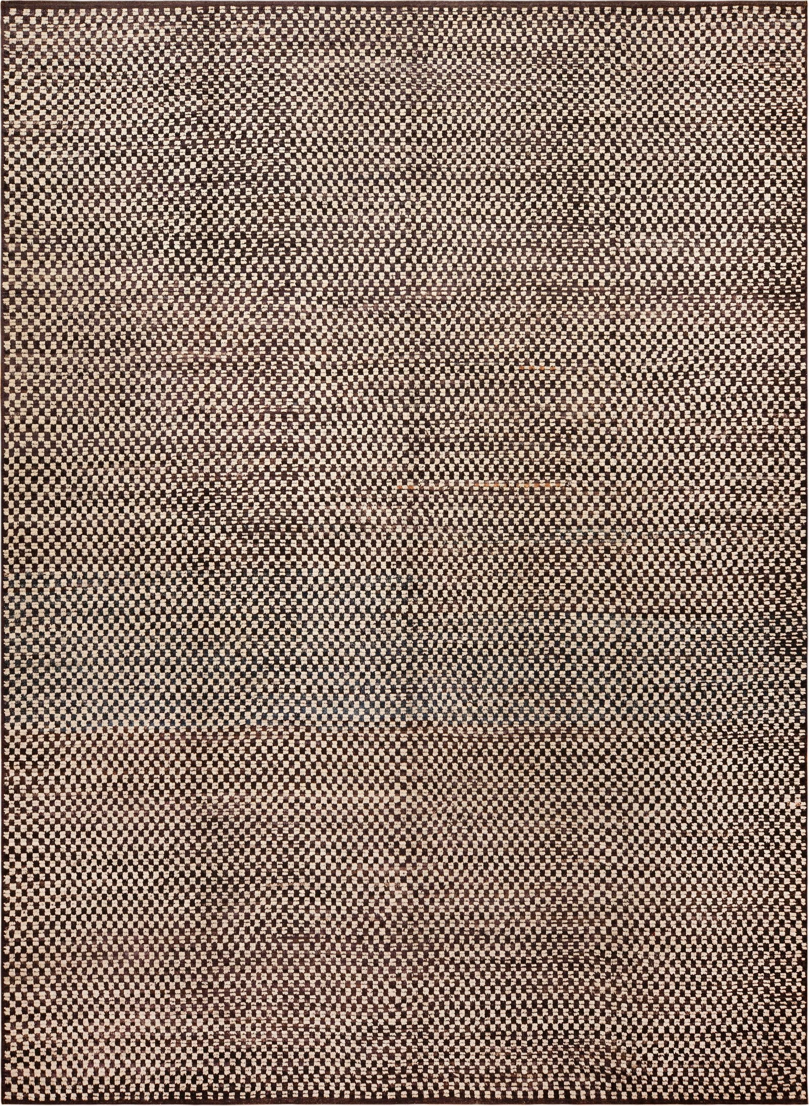 Contemporary Checkboard Rug - 2