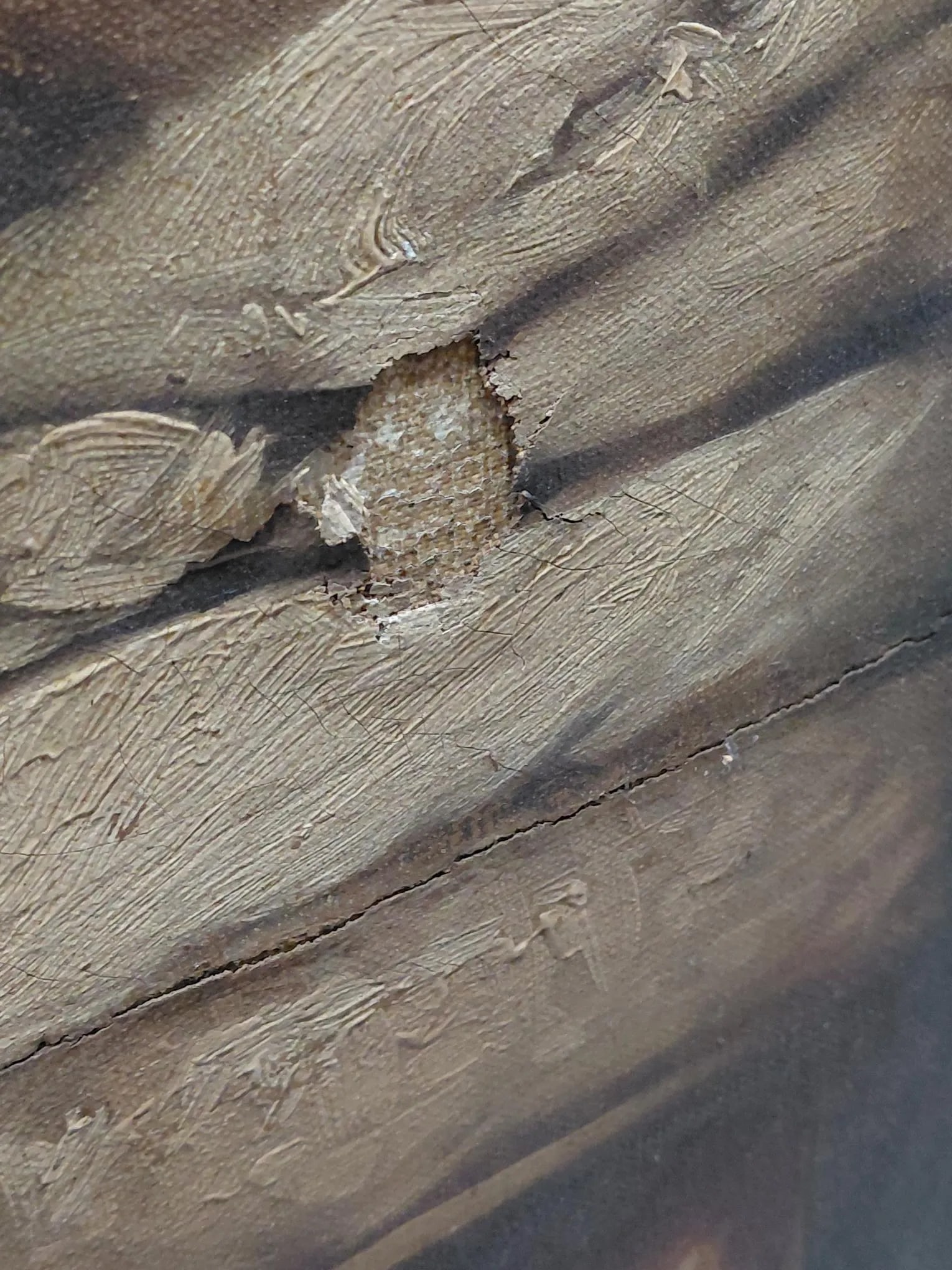 Antique Framed Signed "Sadness" After Gerolamo Induno - 14