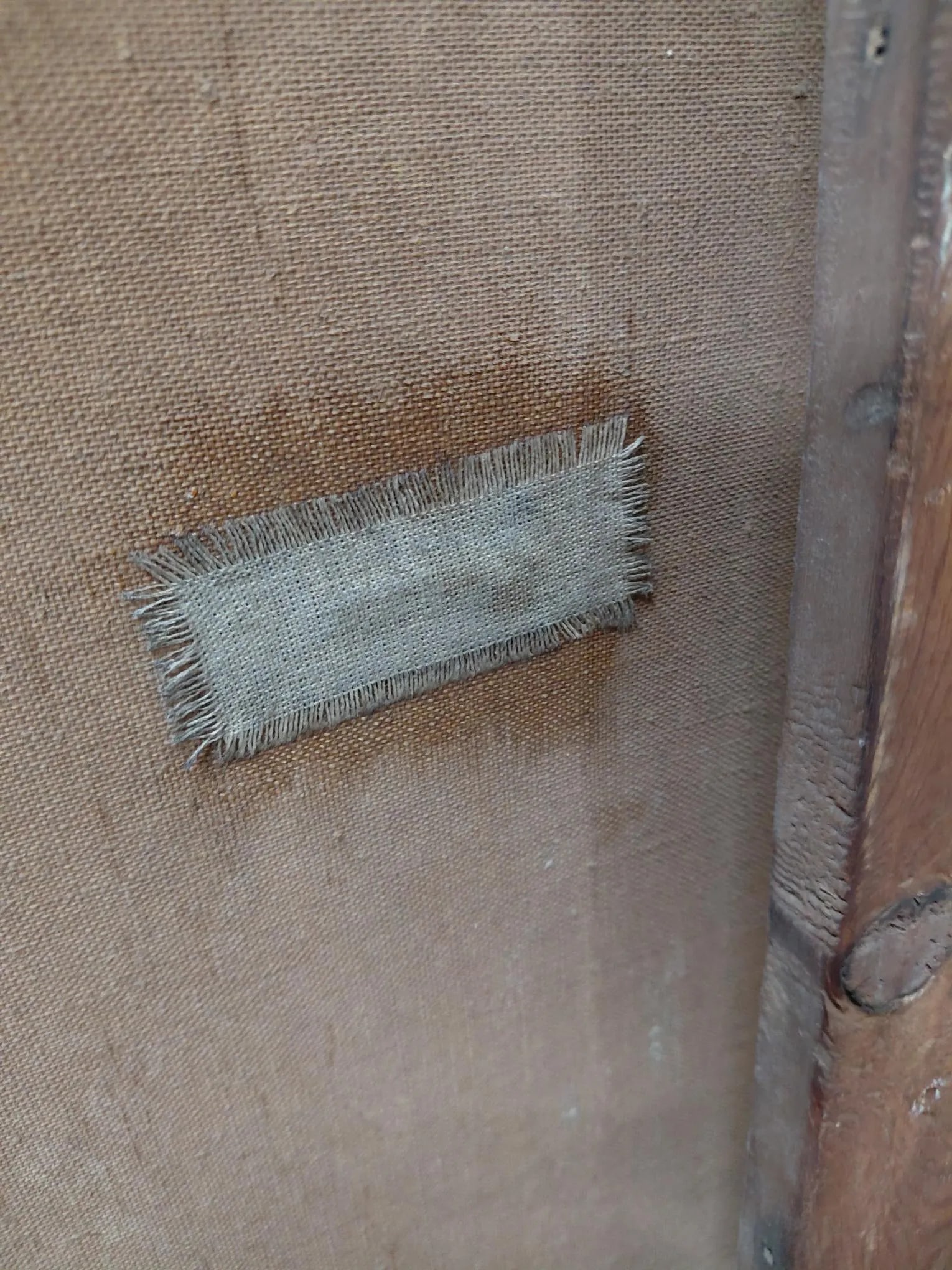 Antique Framed Signed Oil on Canvas Snowy Port - 11