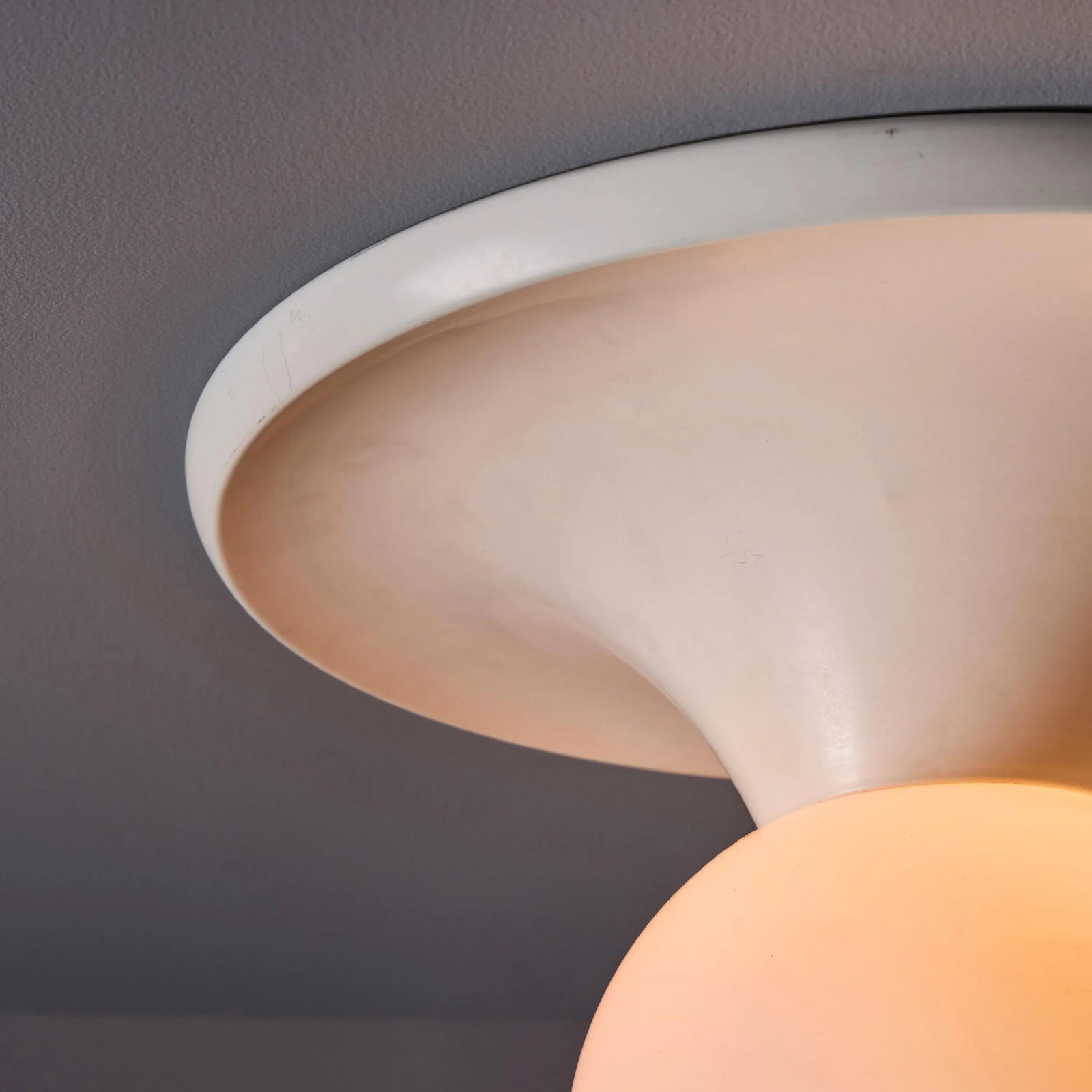 1960s Flos Achille & Pier Giacomo Castiglioni White 'Light Ball' Ceiling Lamp - 7