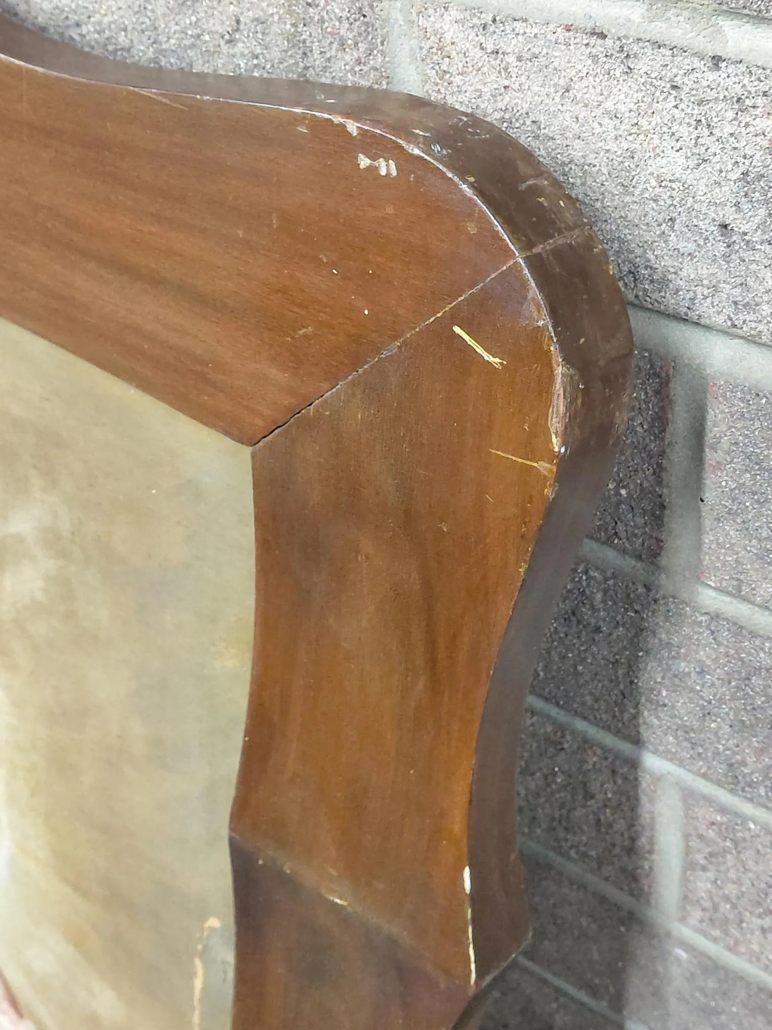 Antique Framed "Our Lady of Refuge" Oil on Canvas - 13