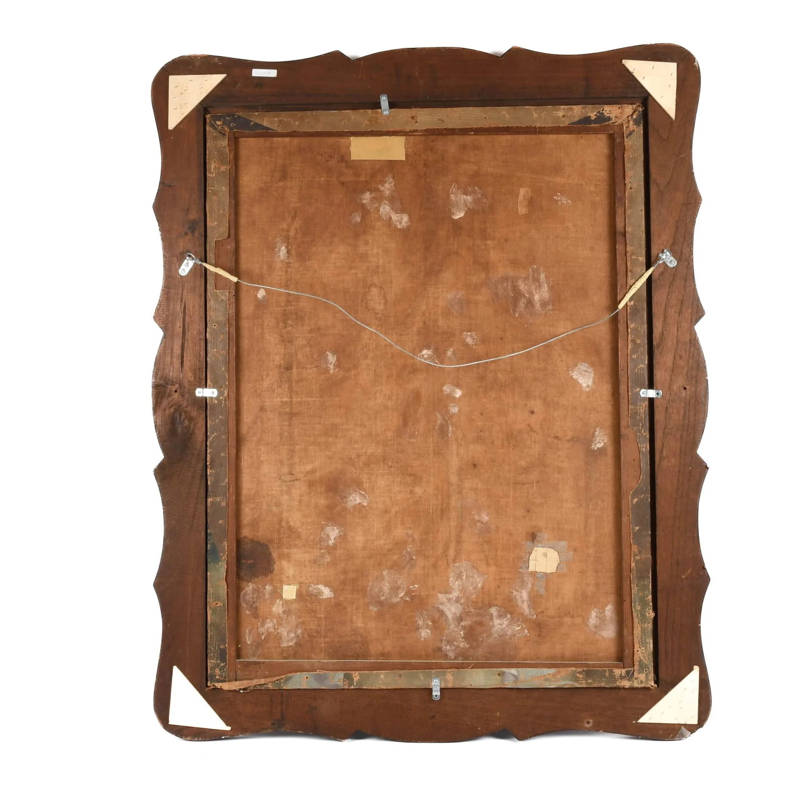 Antique Framed "Our Lady of Refuge" Oil on Canvas - 5