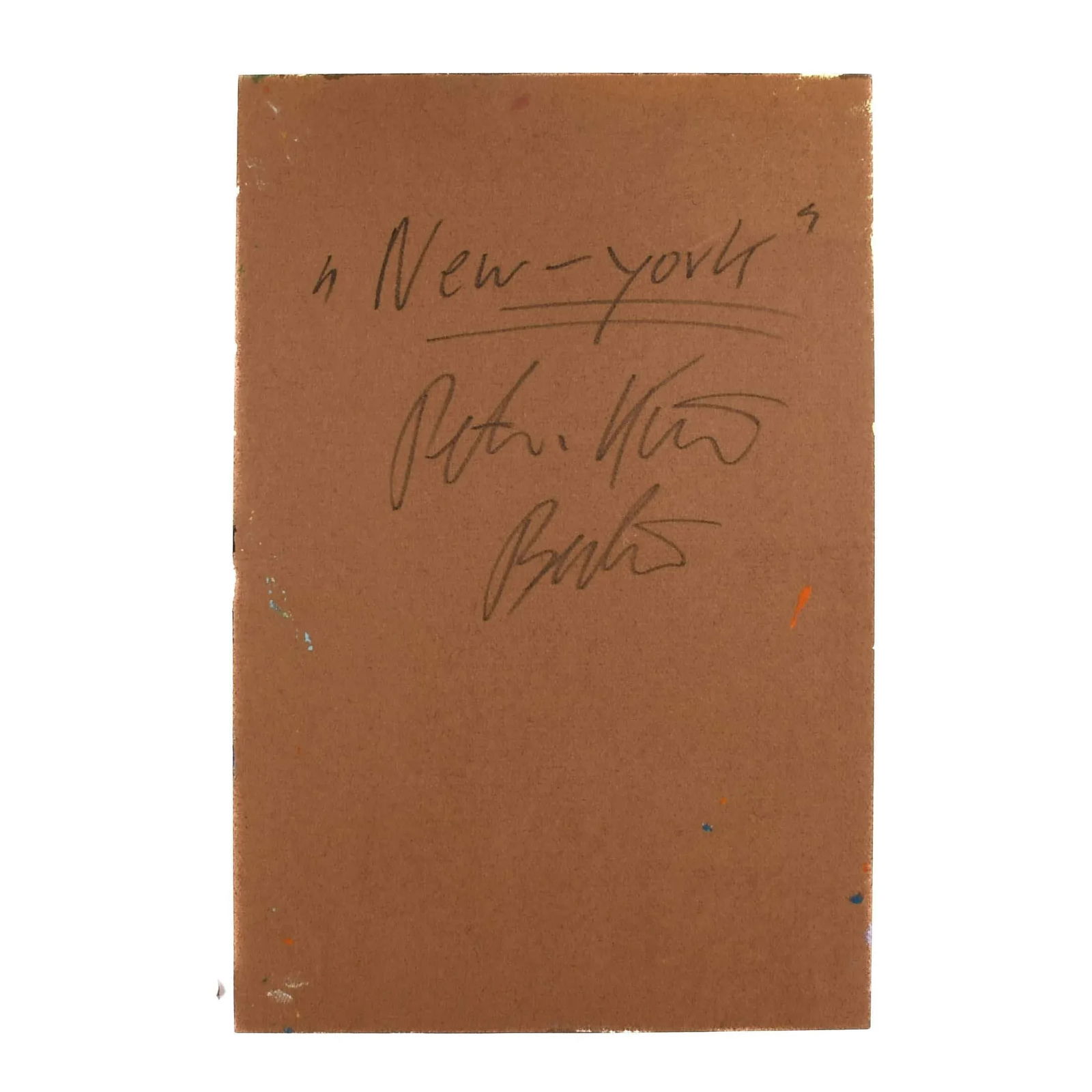 Signed Peter Keil "New-York" Oil on Masonite - 5