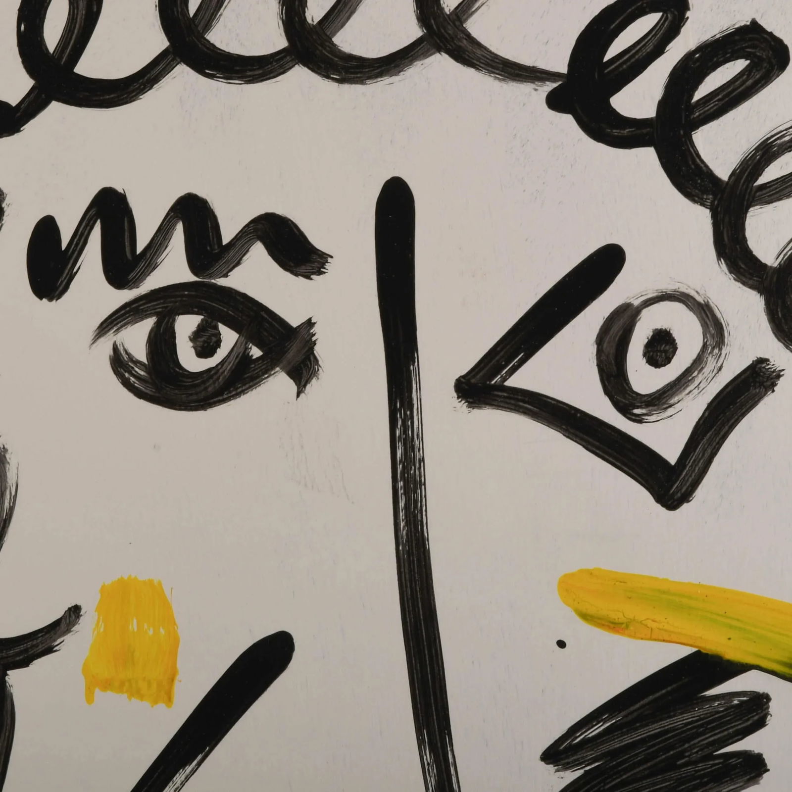 Signed Peter Keil "Linear Emotions 72" Oil on Masonite - 3