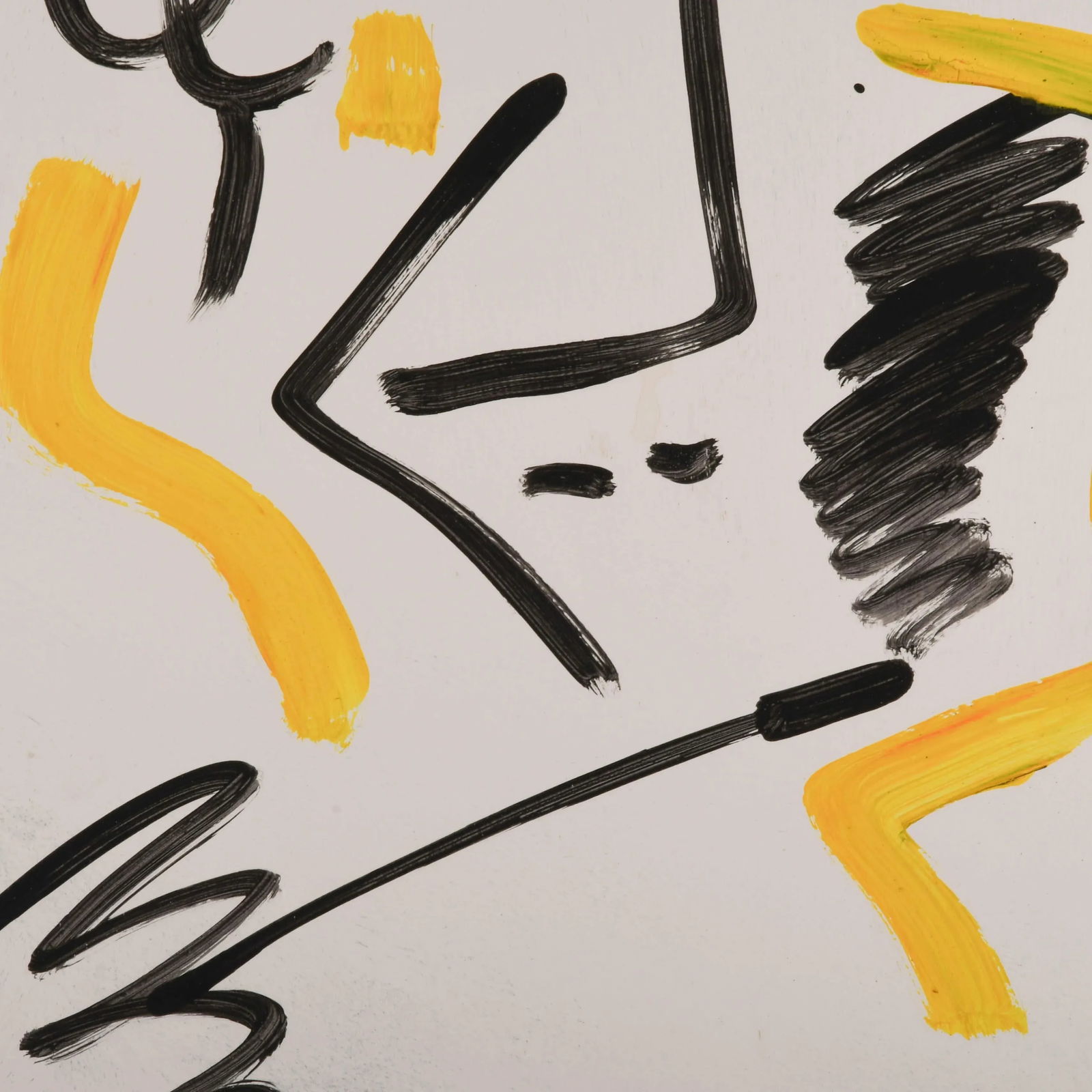 Signed Peter Keil "Linear Emotions 72" Oil on Masonite - 4