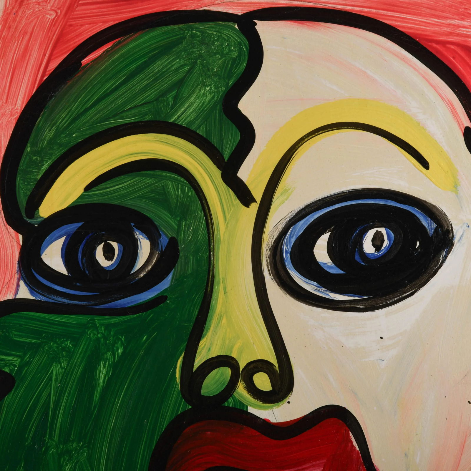 Signed Peter Keil "Duality in Color" Oil on Masonite - 3