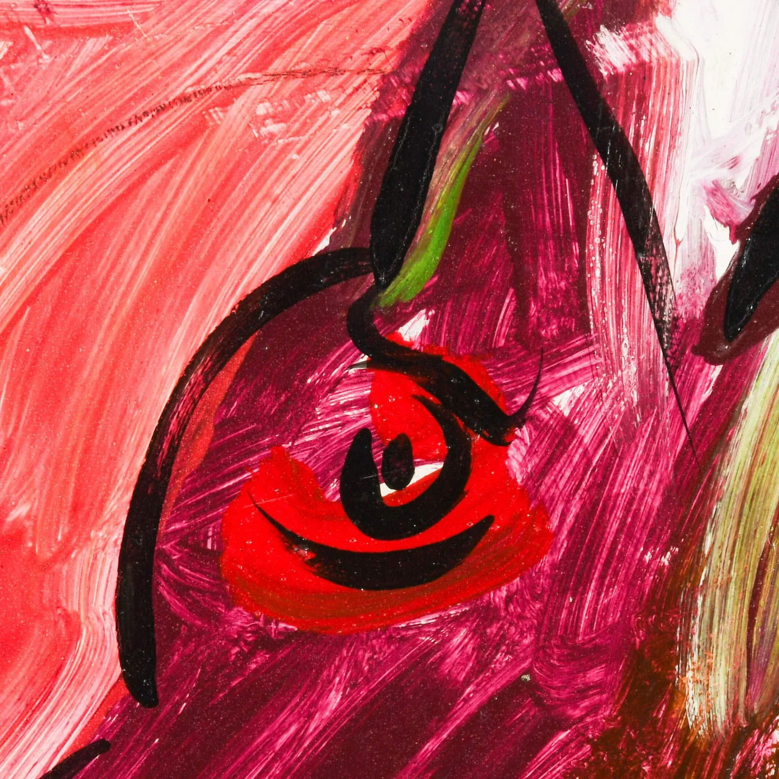 Signed Peter Keil "Elton John" Oil on Masonite - 3