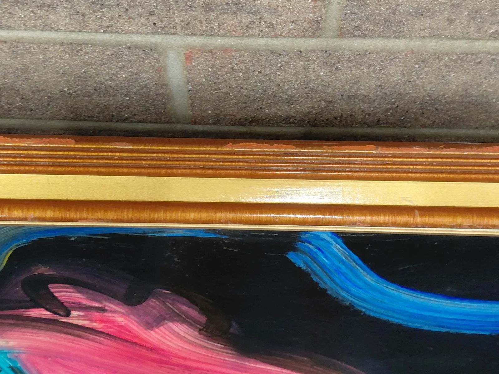 Framed Signed Peter Keil "My Friend Rainer Fetting" Oil on Masonite - 12