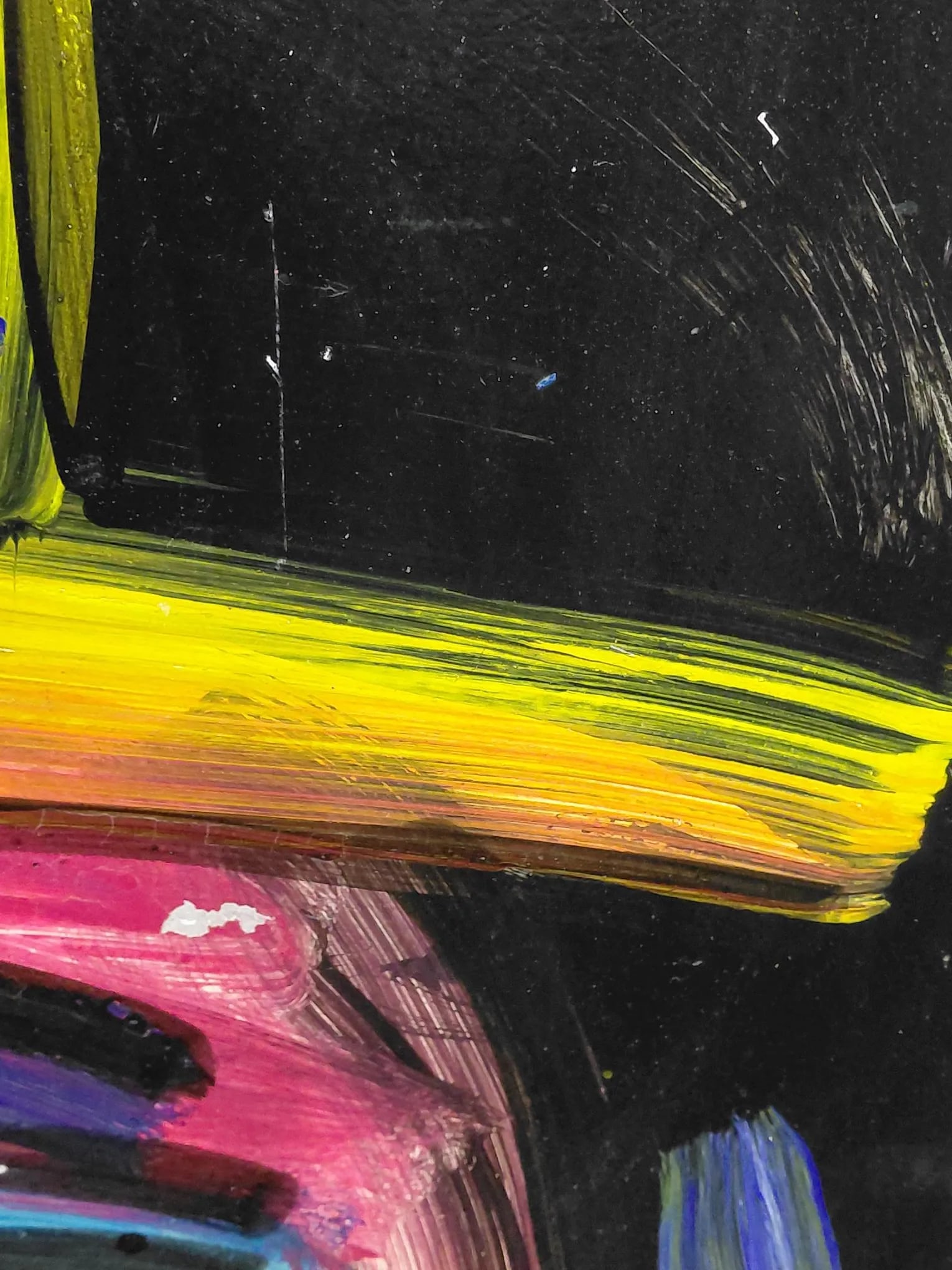 Framed Signed Peter Keil "My Friend Rainer Fetting" Oil on Masonite - 7