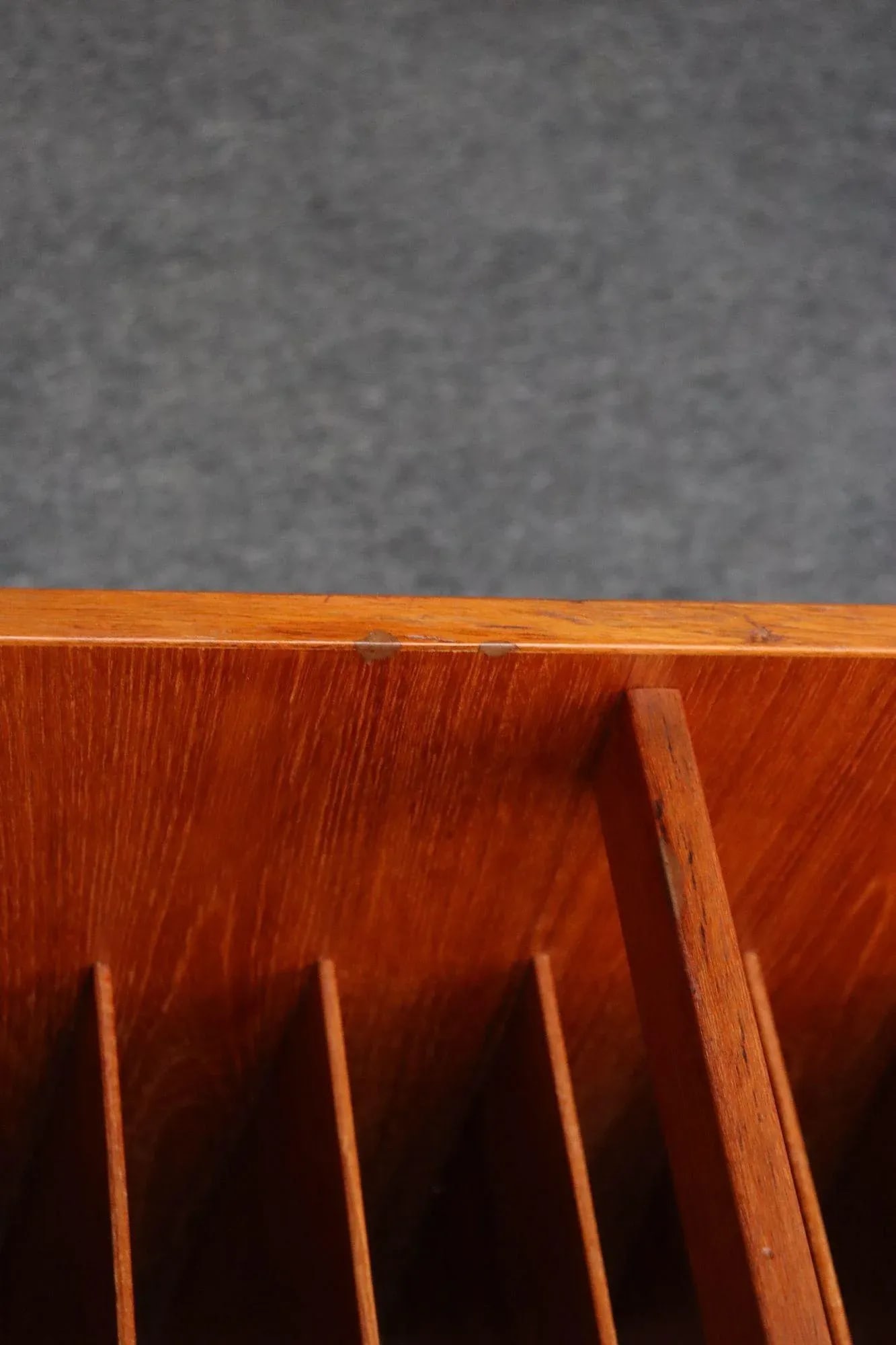 Norwegian Modern Magazine Rack on Casters by Rolf Hesland for Bruksbo in Teak - 10