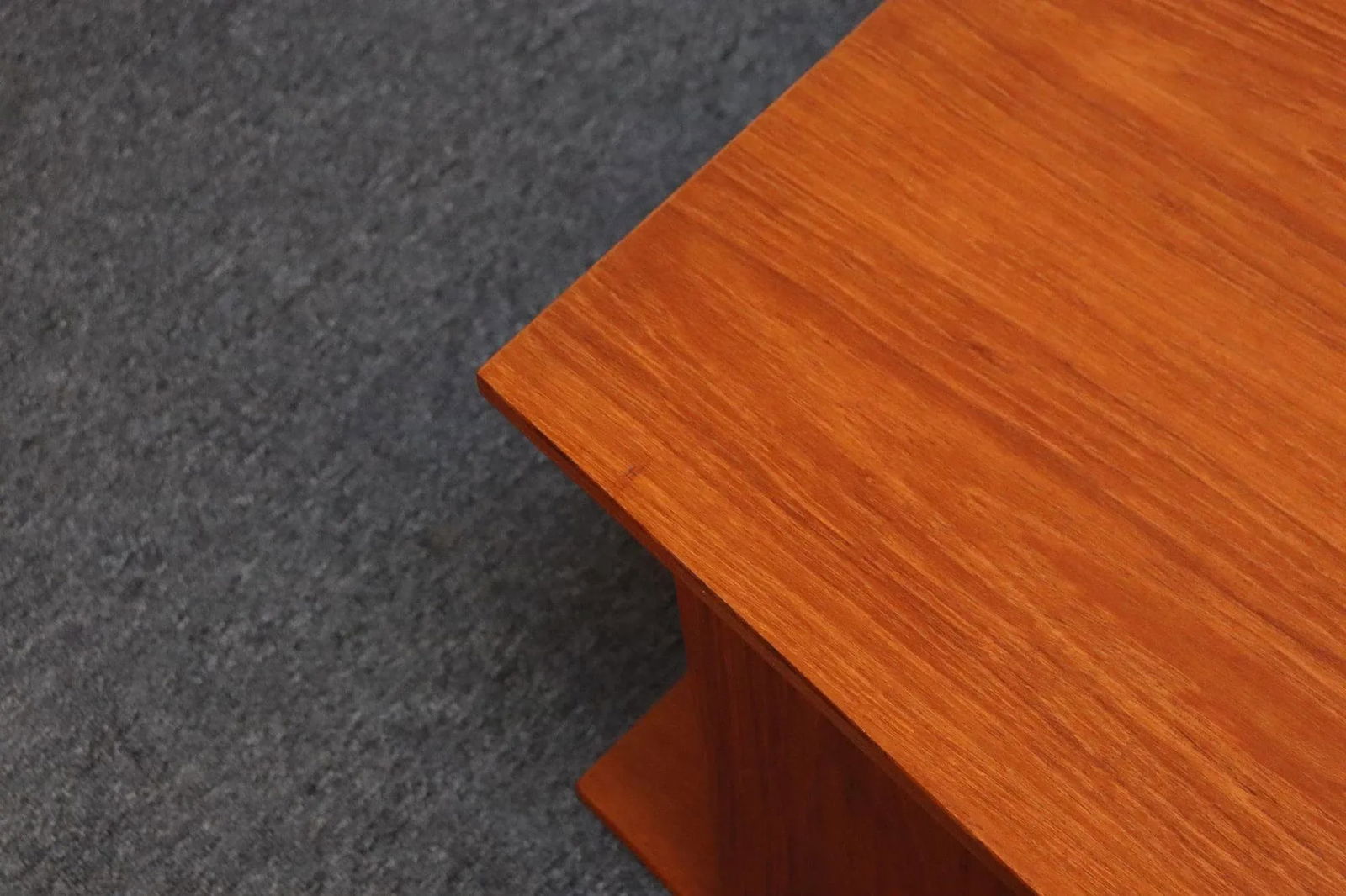 Norwegian Modern Magazine Rack on Casters by Rolf Hesland for Bruksbo in Teak - 11