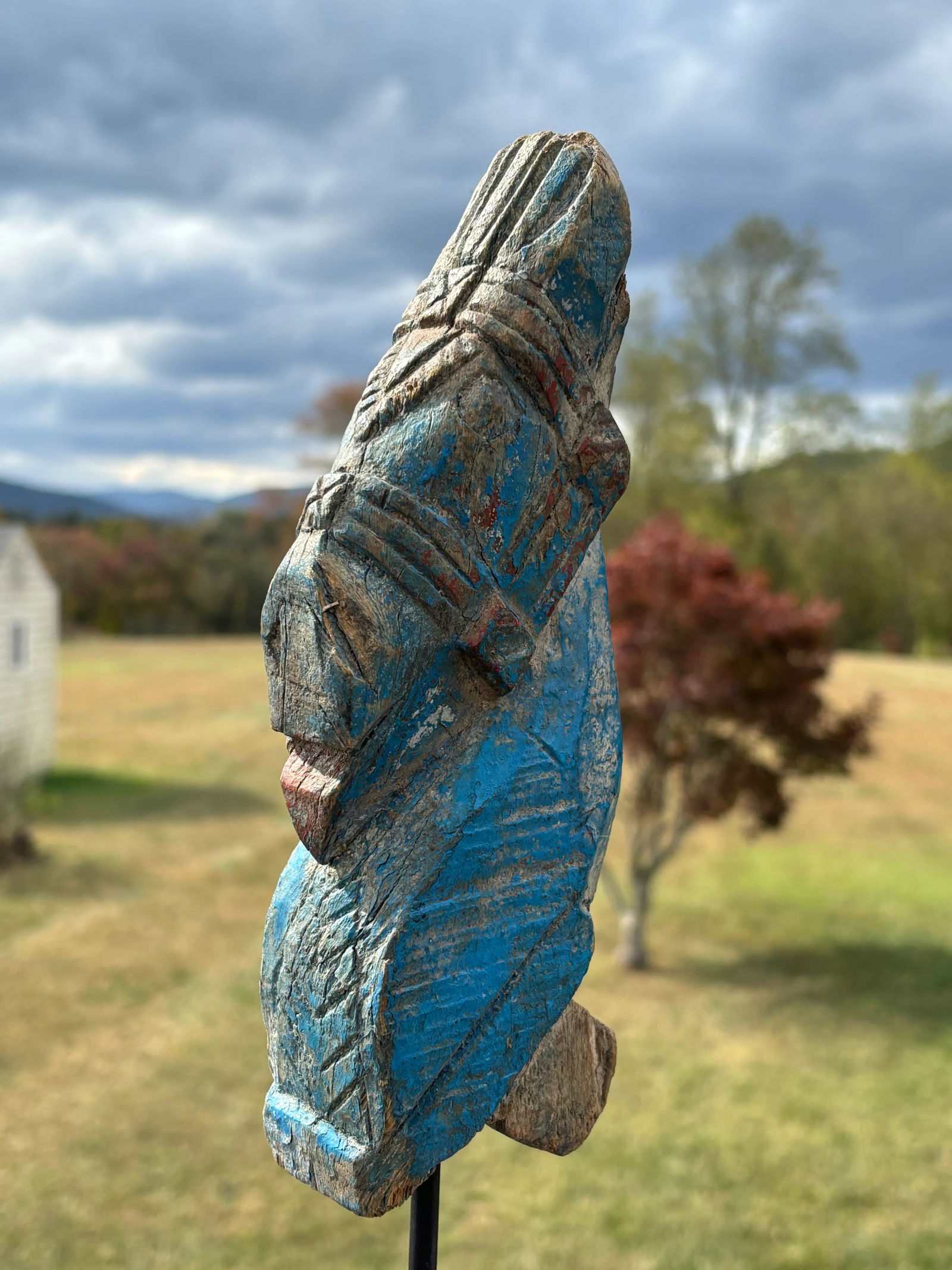 18th./19th. C. Architectural Fragment on Museum Mount - Palace Horse With Regal Tack - 12