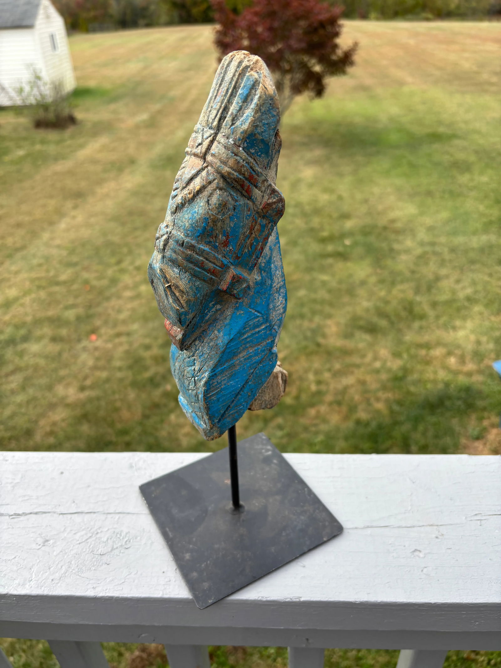 18th./19th. C. Architectural Fragment on Museum Mount - Palace Horse With Regal Tack - 2