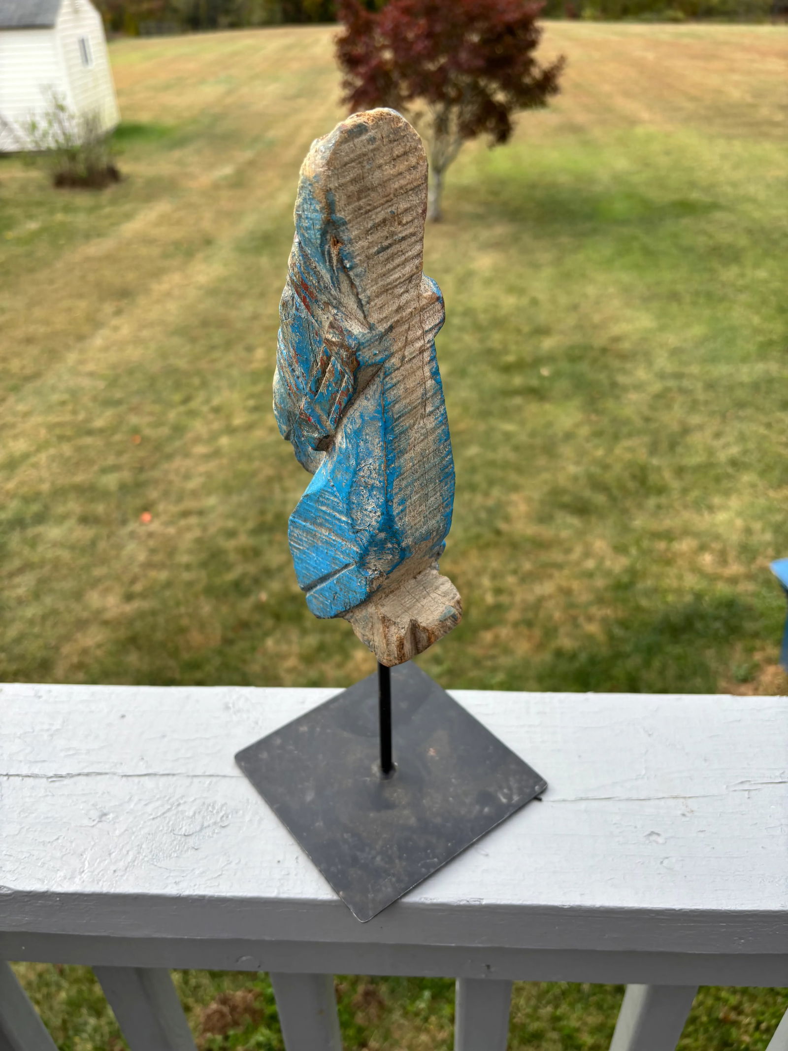 18th./19th. C. Architectural Fragment on Museum Mount - Palace Horse With Regal Tack - 5