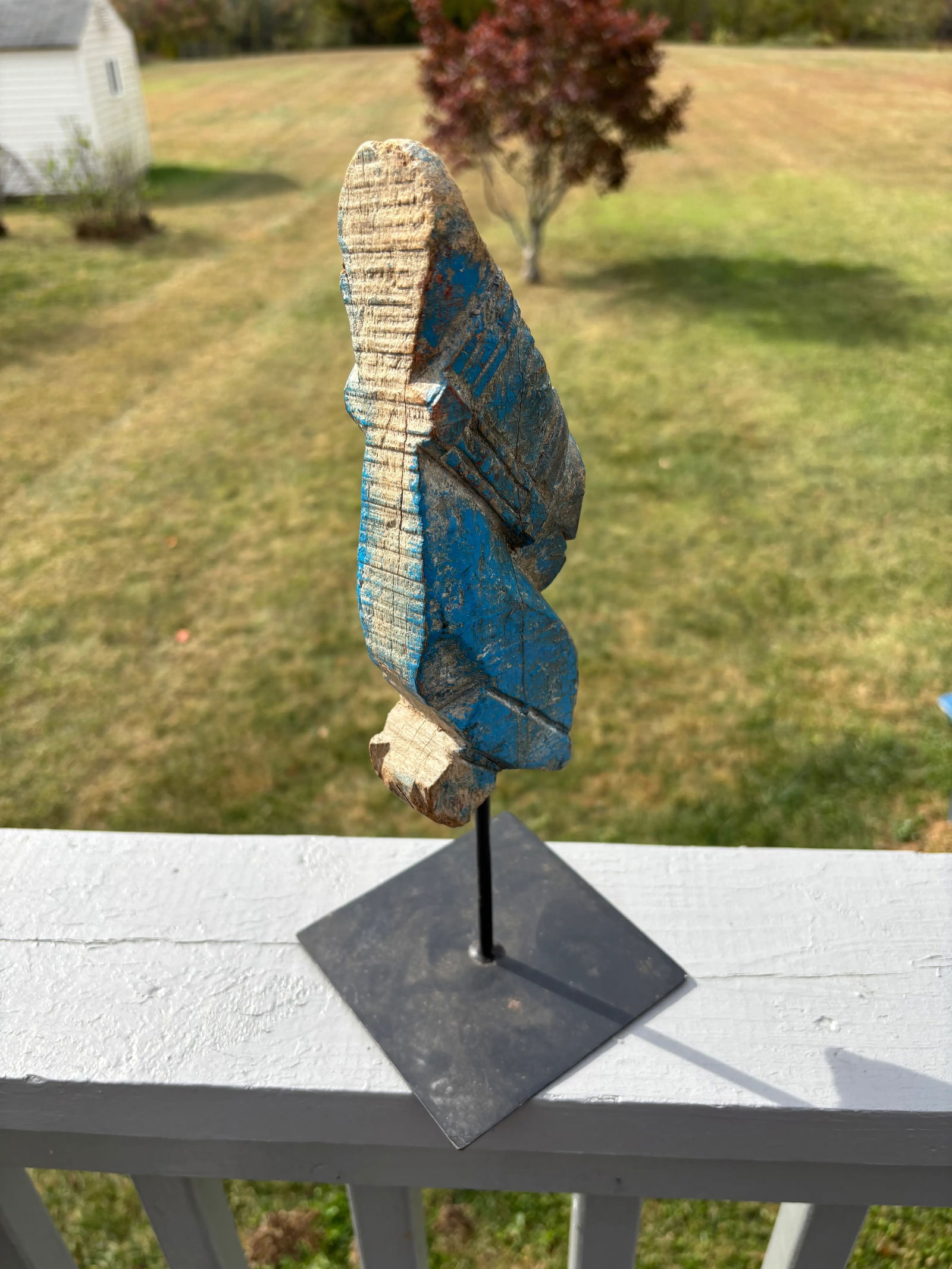 18th./19th. C. Architectural Fragment on Museum Mount - Palace Horse With Regal Tack - 6