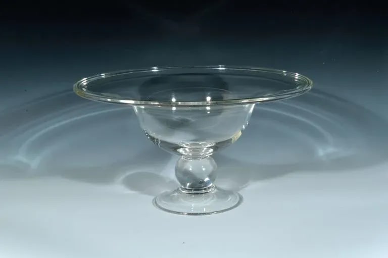 American Steuben Glass Footed Compotes - A Pair - 3