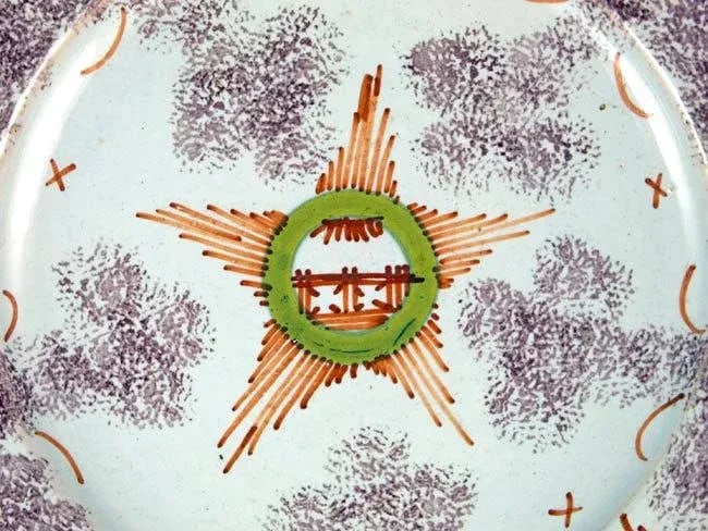 Bristol Delftware Star Plate - 3